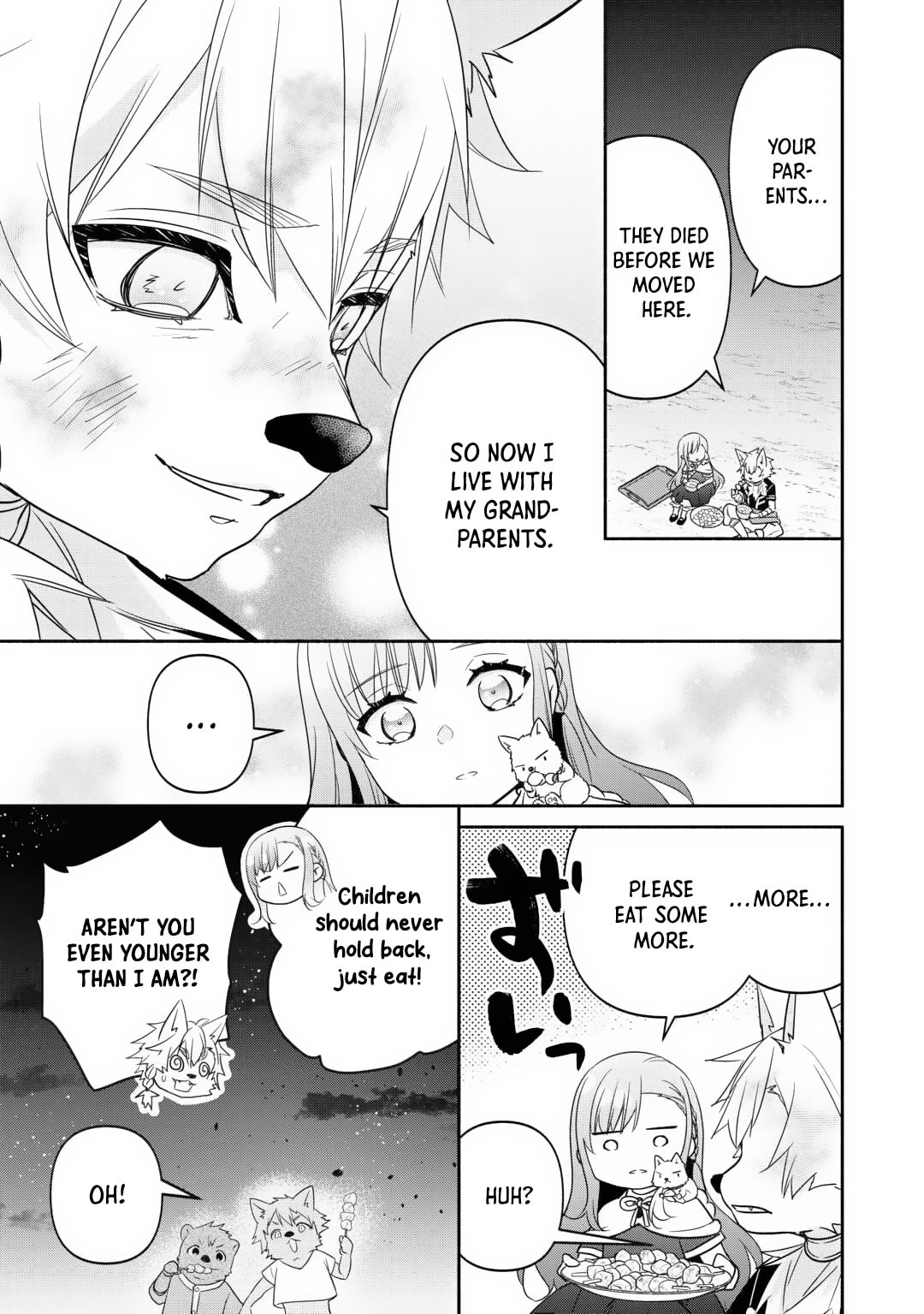 The Reincarnated Little Girl Lives With Divine Beast, Prince, and Mercenaries of Tough Guys