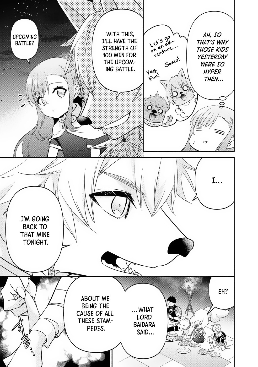 The Reincarnated Little Girl Lives With Divine Beast, Prince, and Mercenaries of Tough Guys