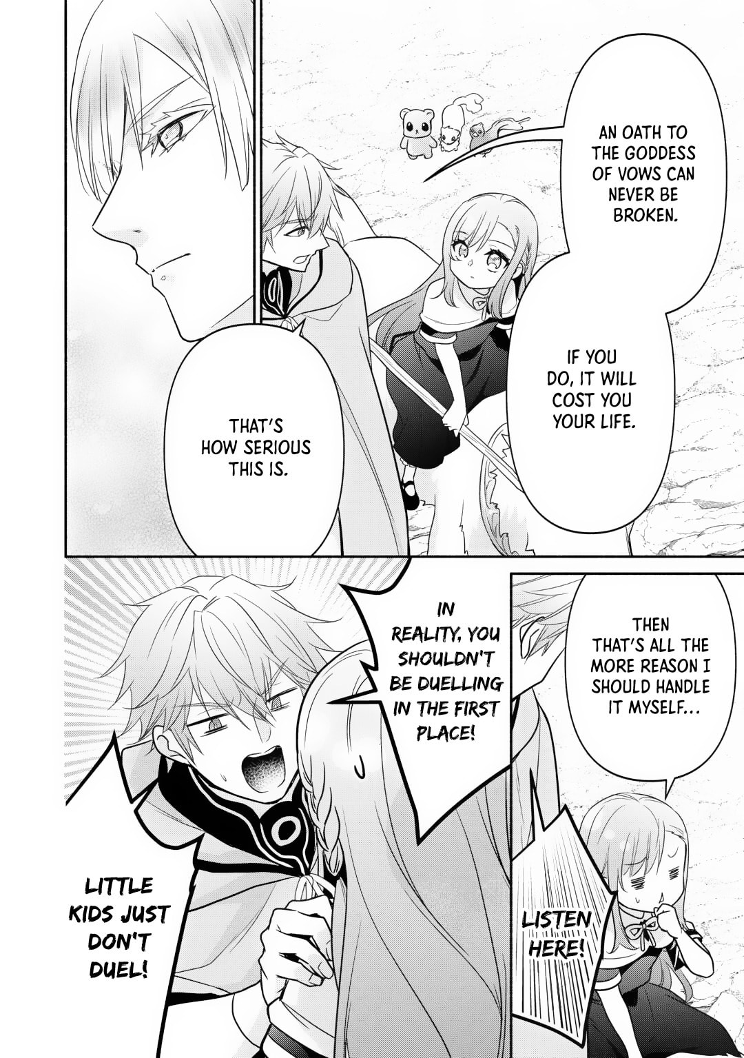 The Reincarnated Little Girl Lives With Divine Beast, Prince, and Mercenaries of Tough Guys