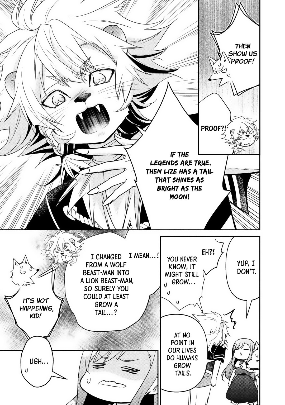 The Reincarnated Little Girl Lives With Divine Beast, Prince, and Mercenaries of Tough Guys