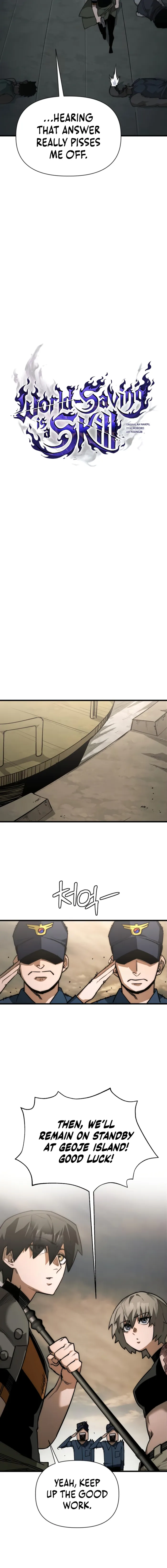 World-Saving is a Skill