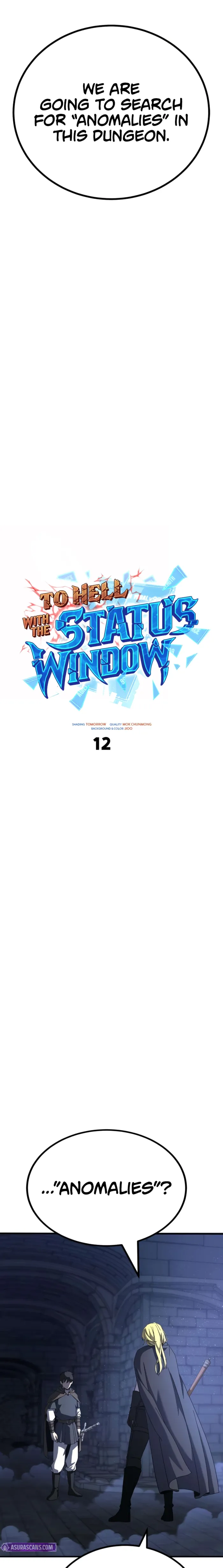 To Hell With the Status Window