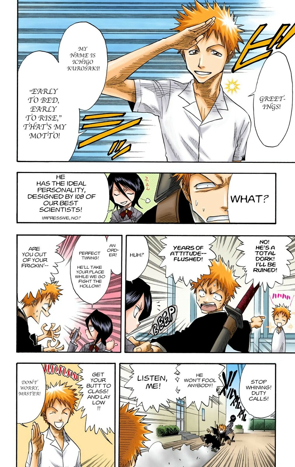 Bleach Colored Manga