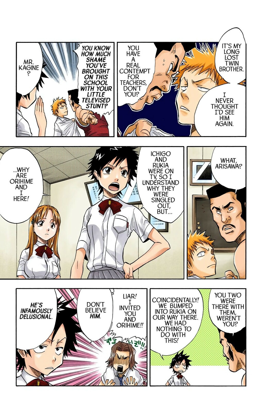 Bleach Colored Manga