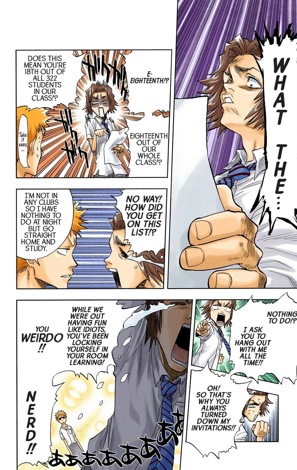 Bleach Colored Manga