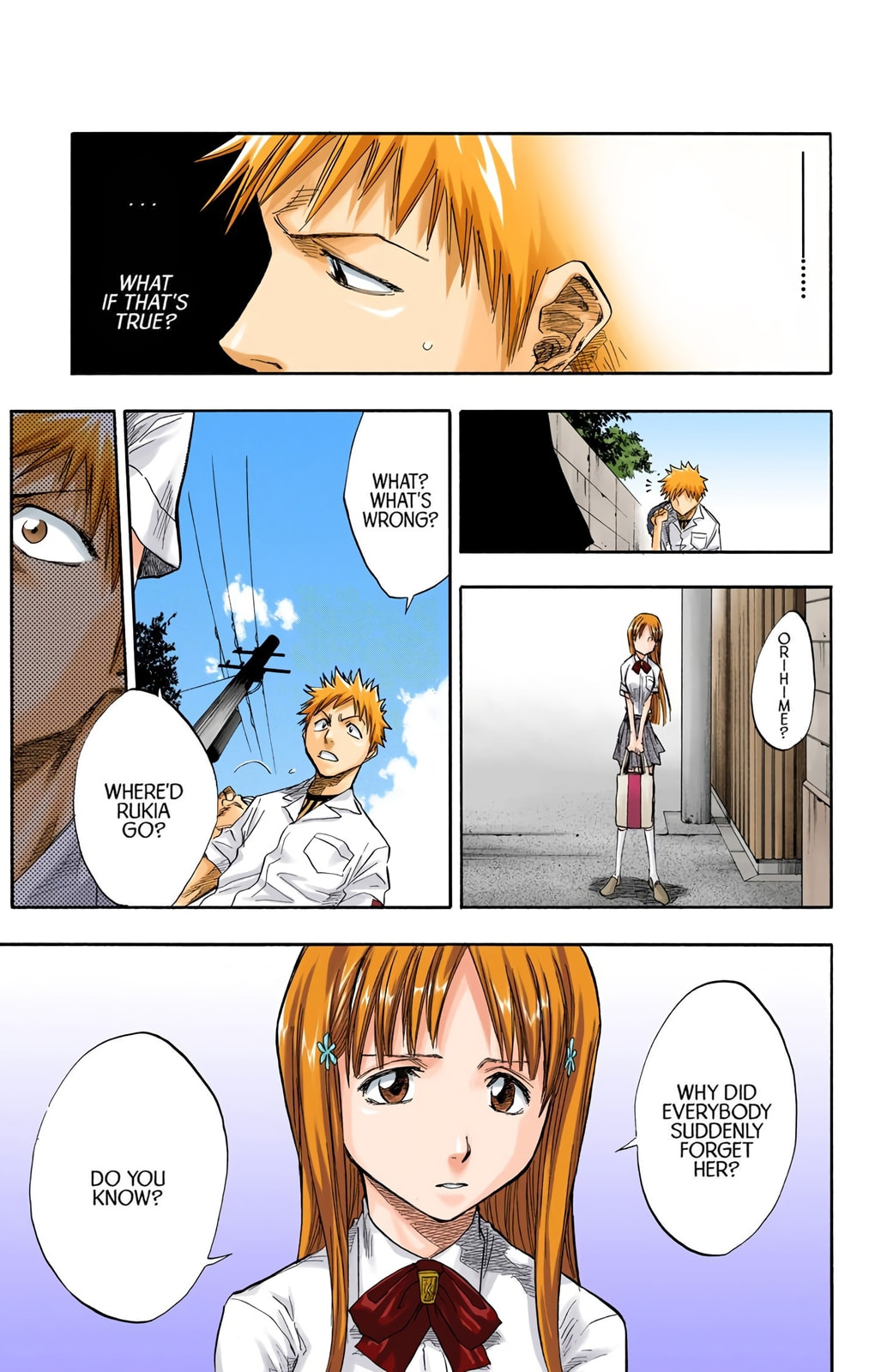 Bleach Colored Manga