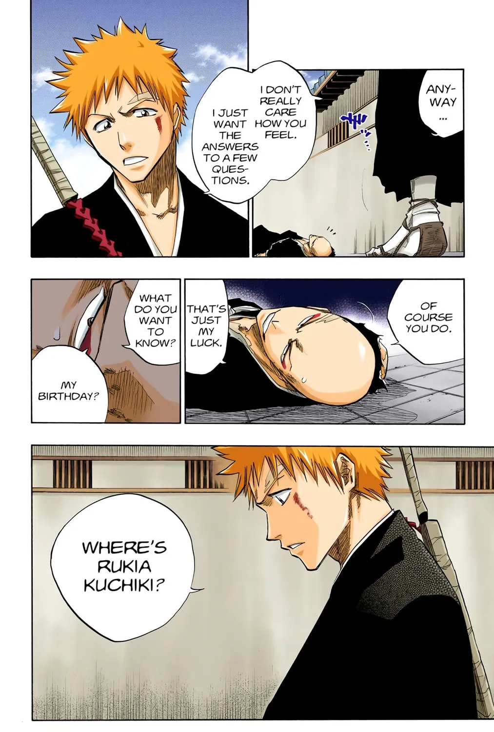 Bleach Colored Manga