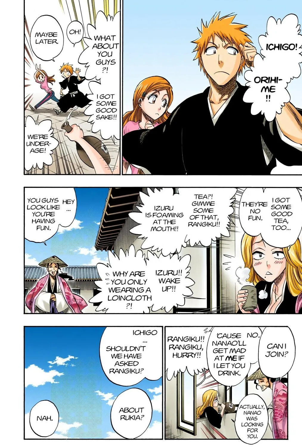 Bleach Colored Manga