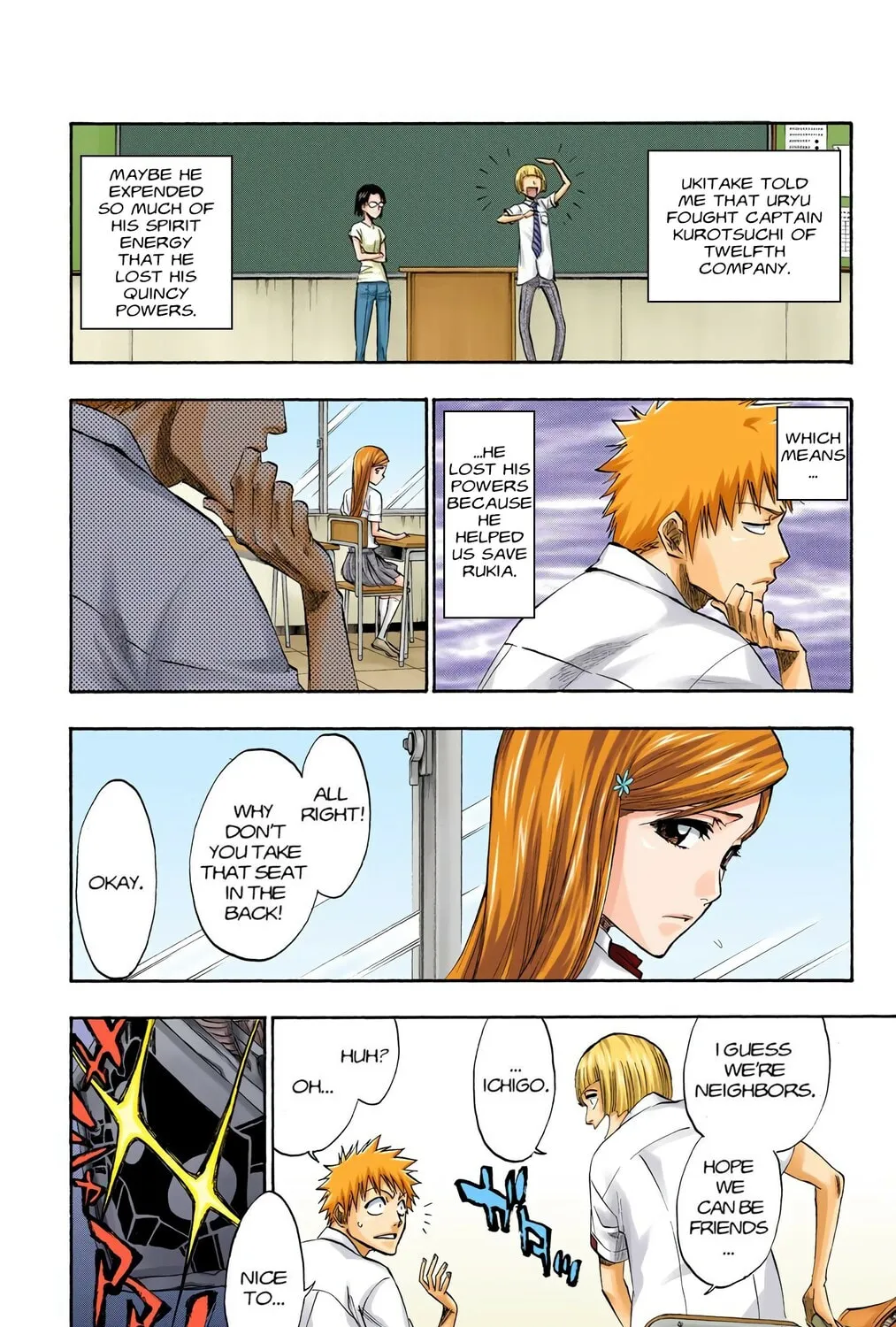 Bleach Colored Manga