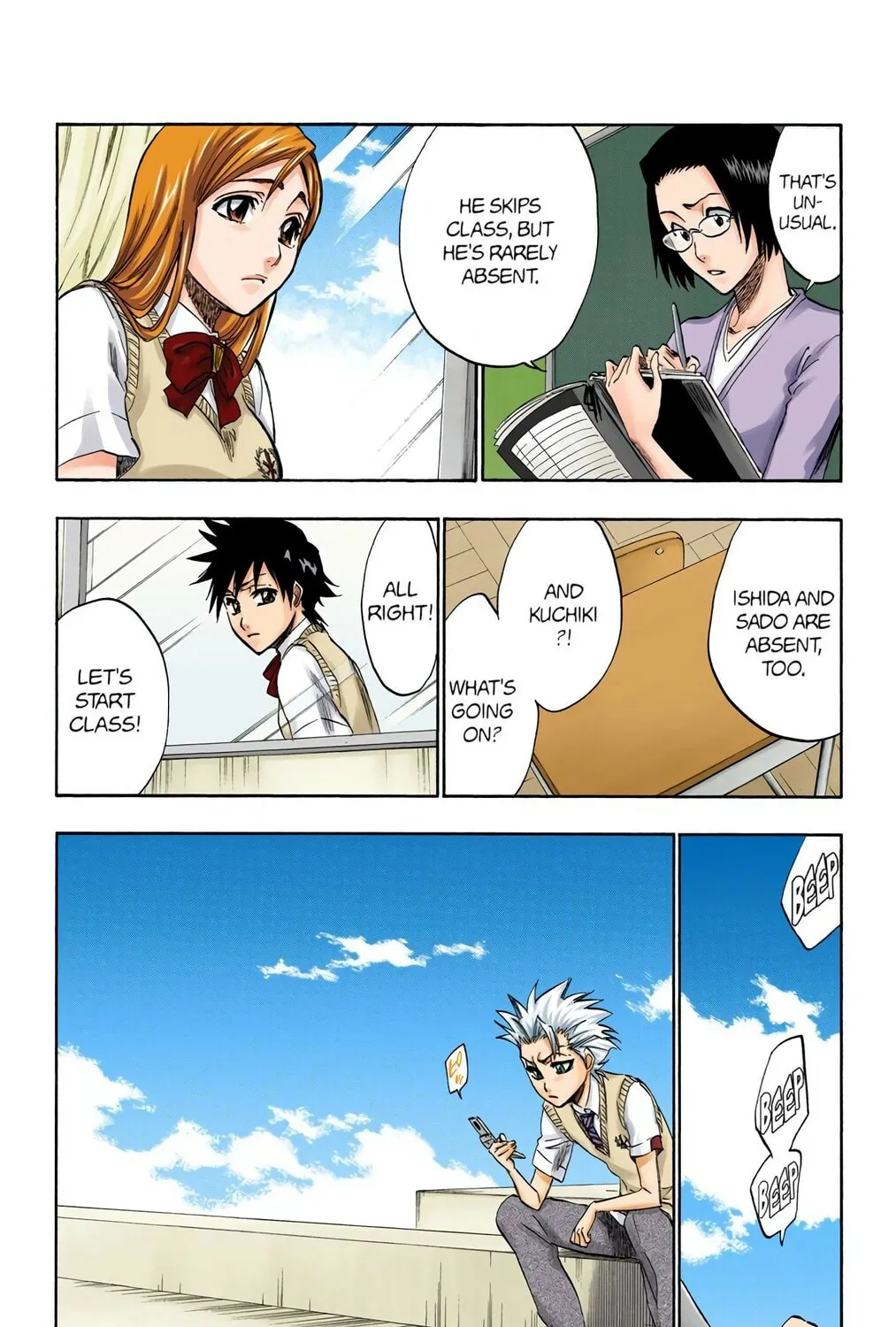 Bleach Colored Manga