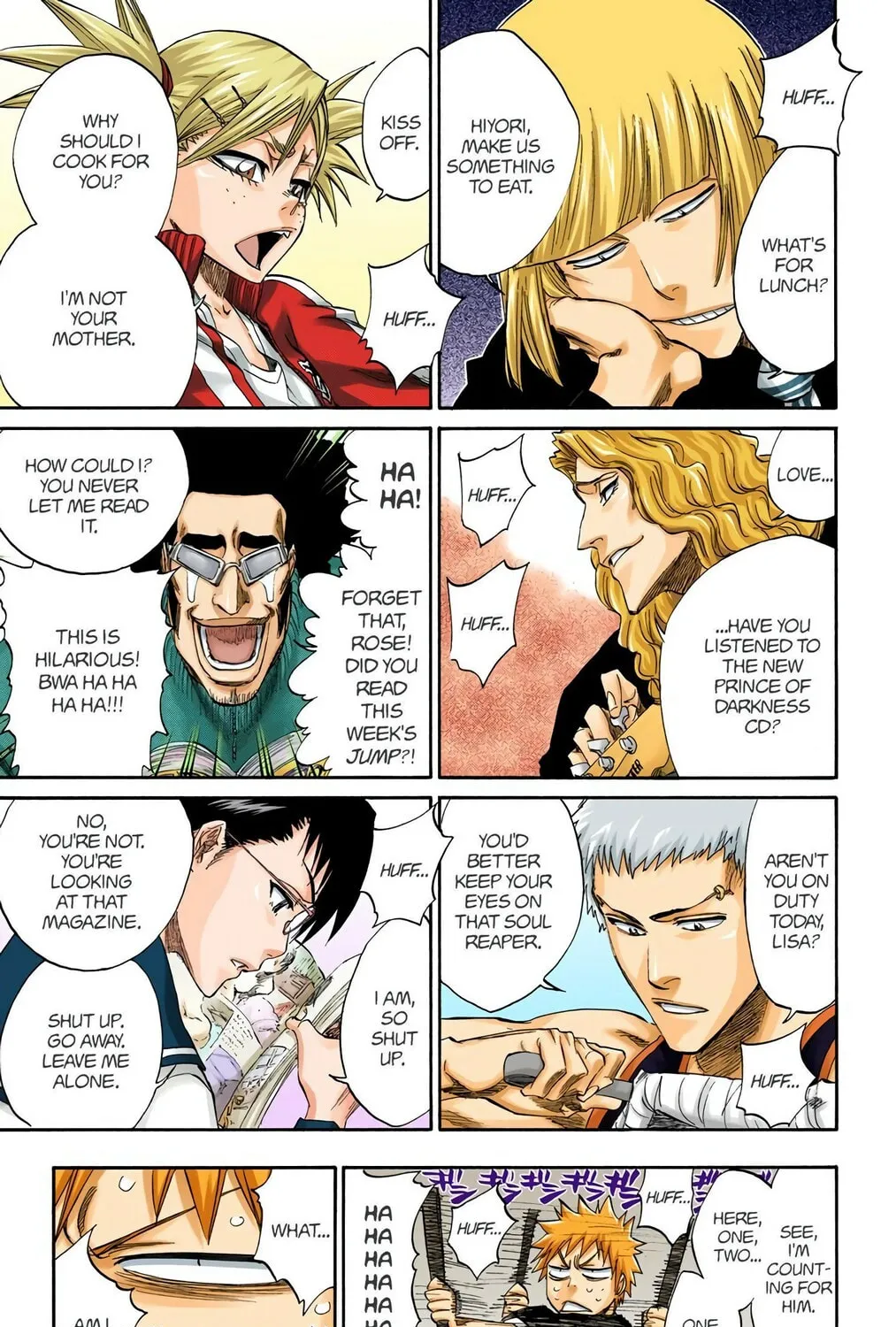 Bleach Colored Manga