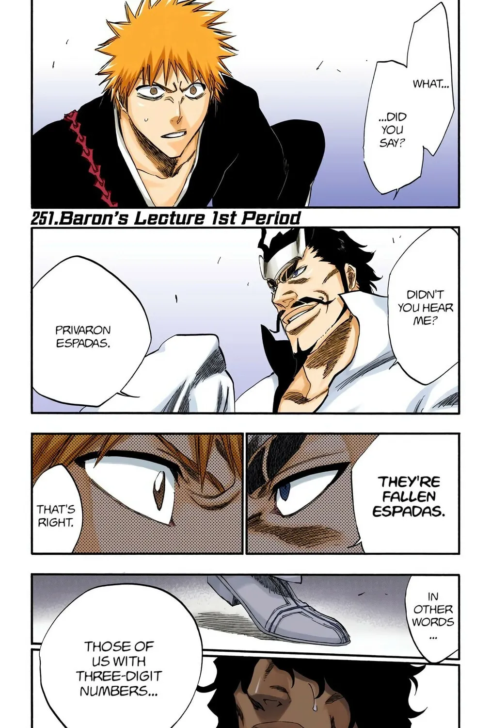 Bleach Colored Manga