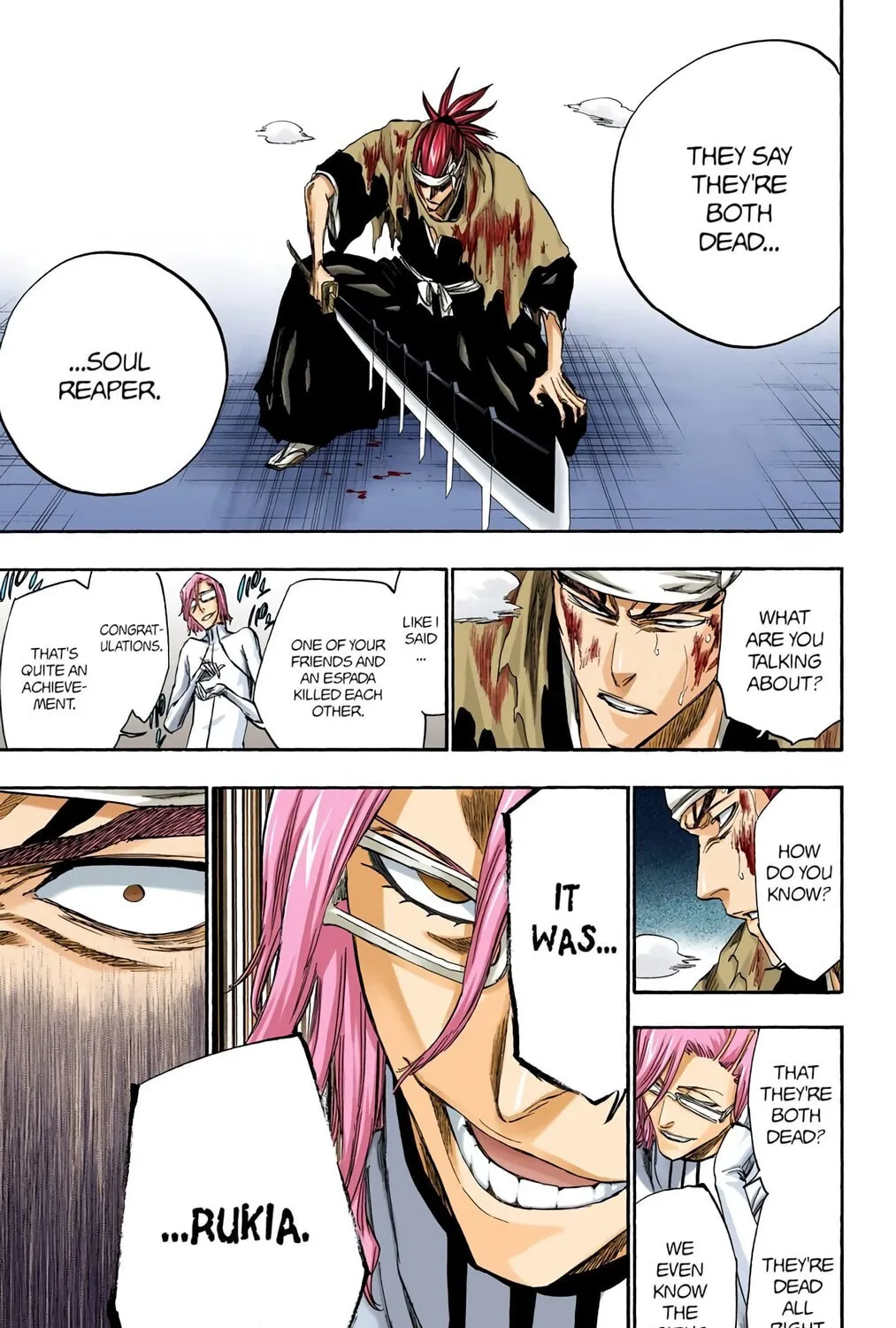 Bleach Colored Manga