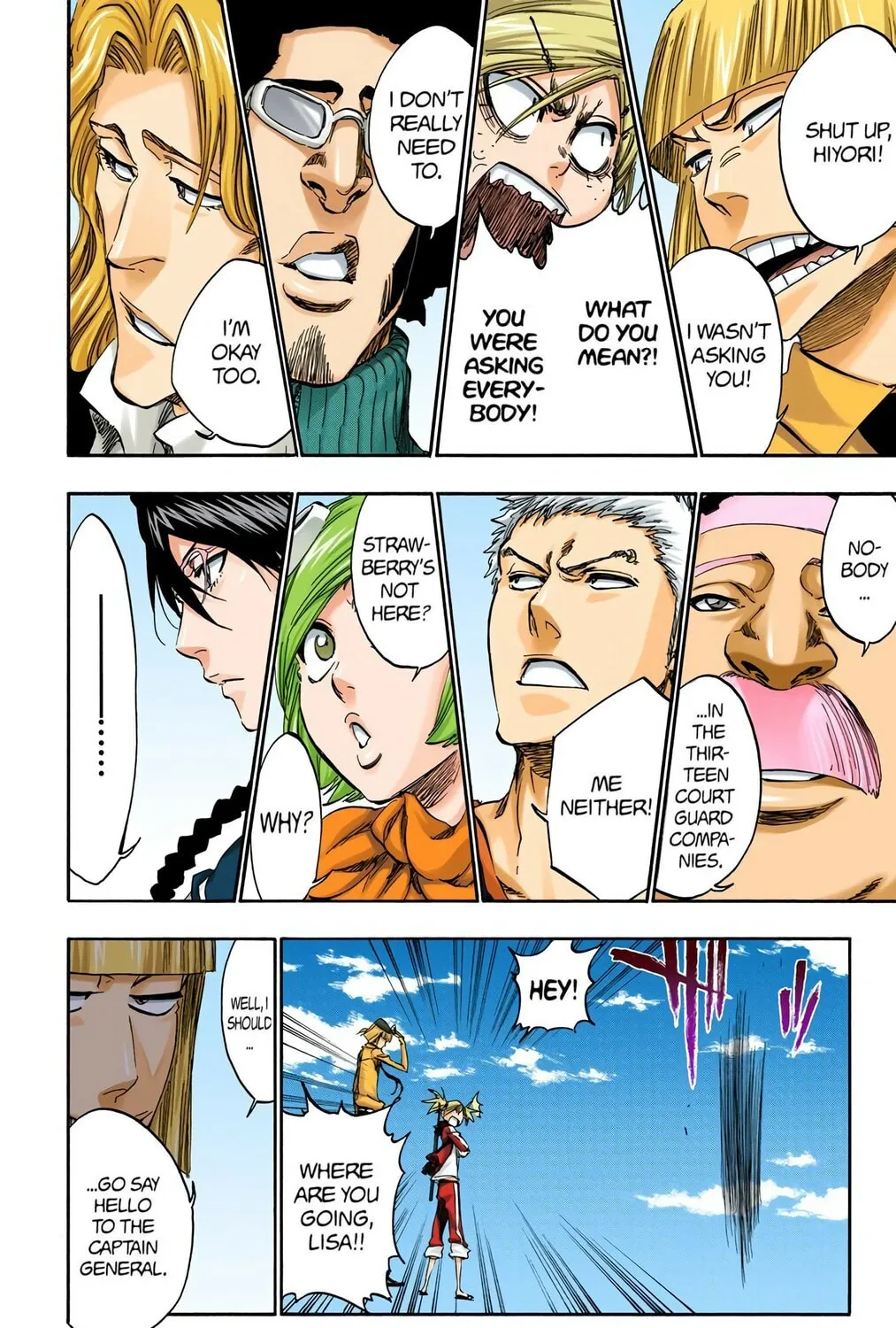 Bleach Colored Manga