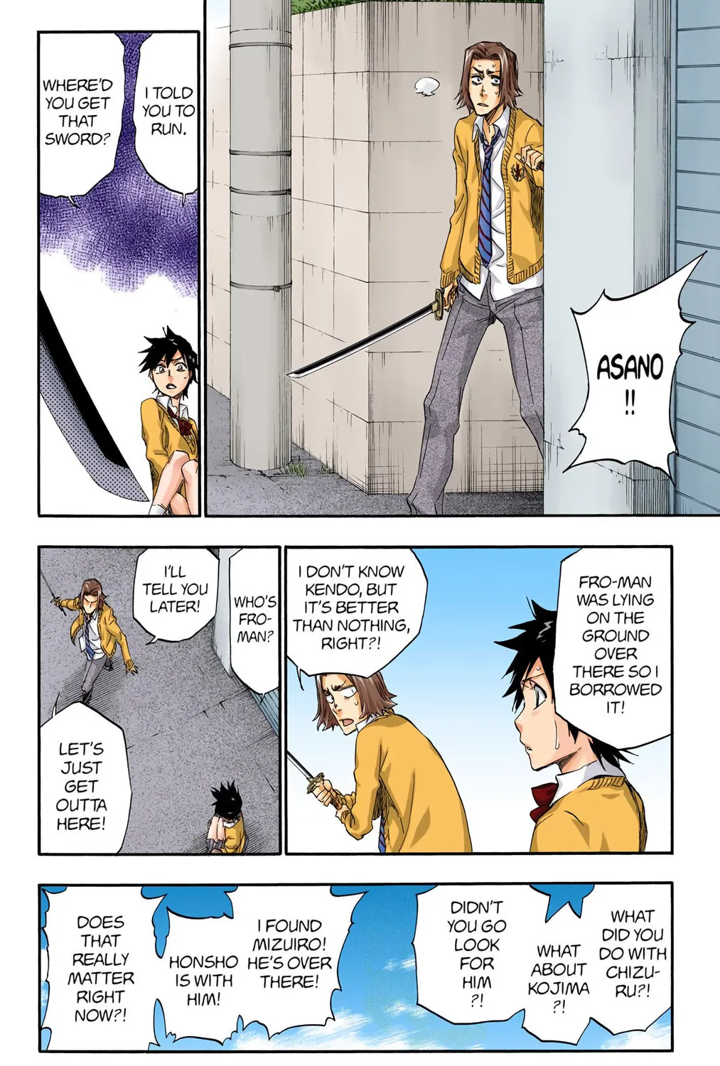 Bleach Colored Manga