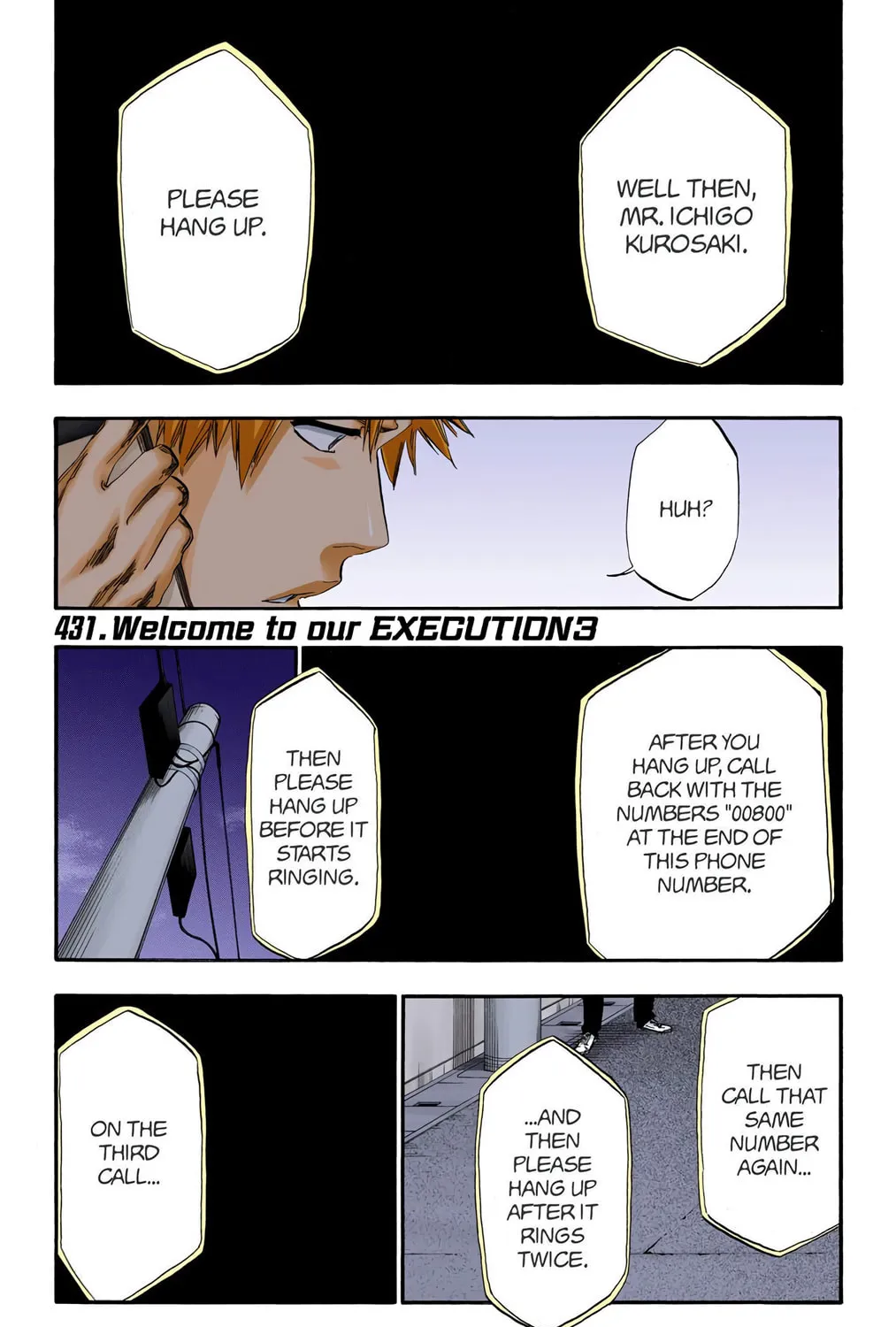 Bleach Colored Manga