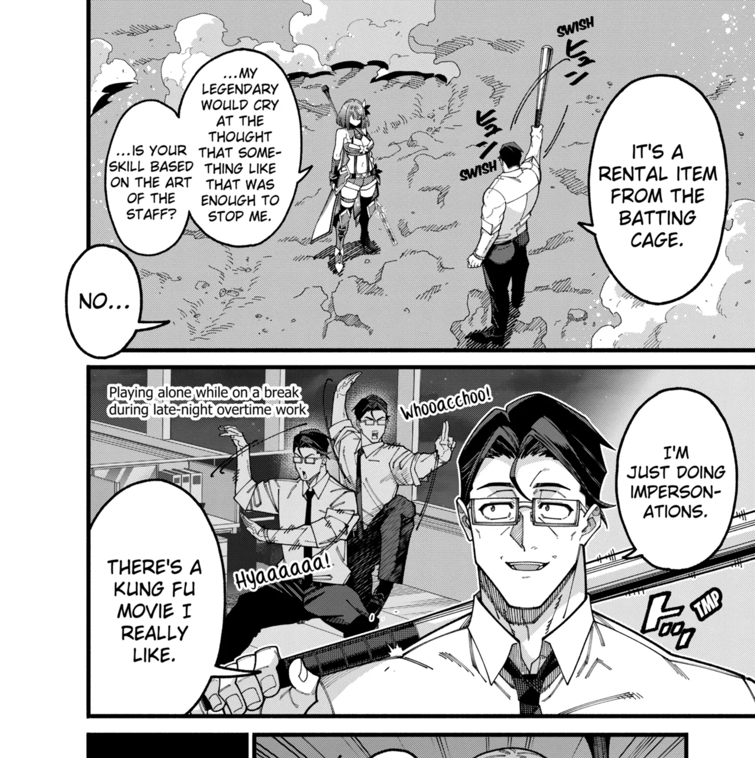 The Plain Salary Man Turned Out to Be a Hero He Was Invincible, Only to Be Exposed on His Niece's Dungeon Stream