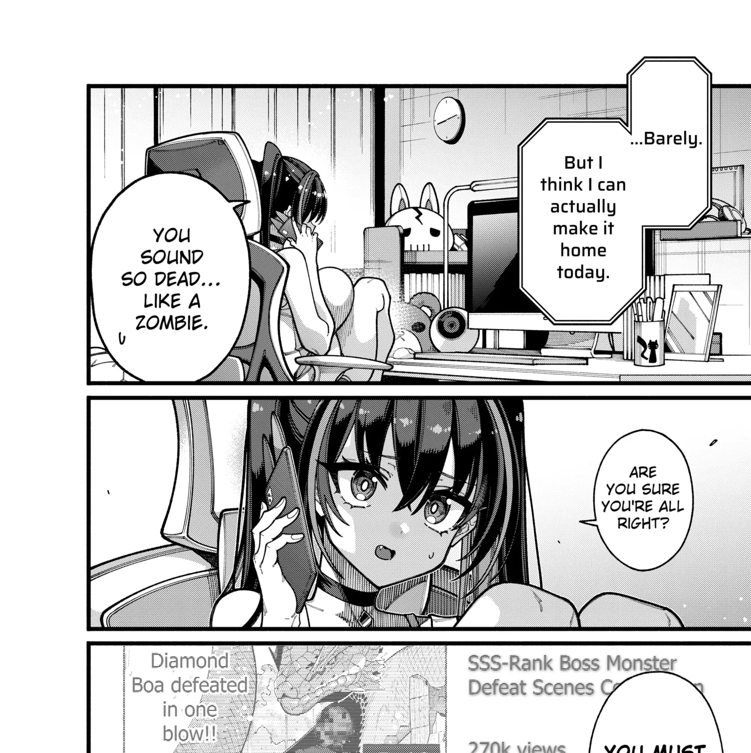 The Plain Salary Man Turned Out to Be a Hero He Was Invincible, Only to Be Exposed on His Niece's Dungeon Stream