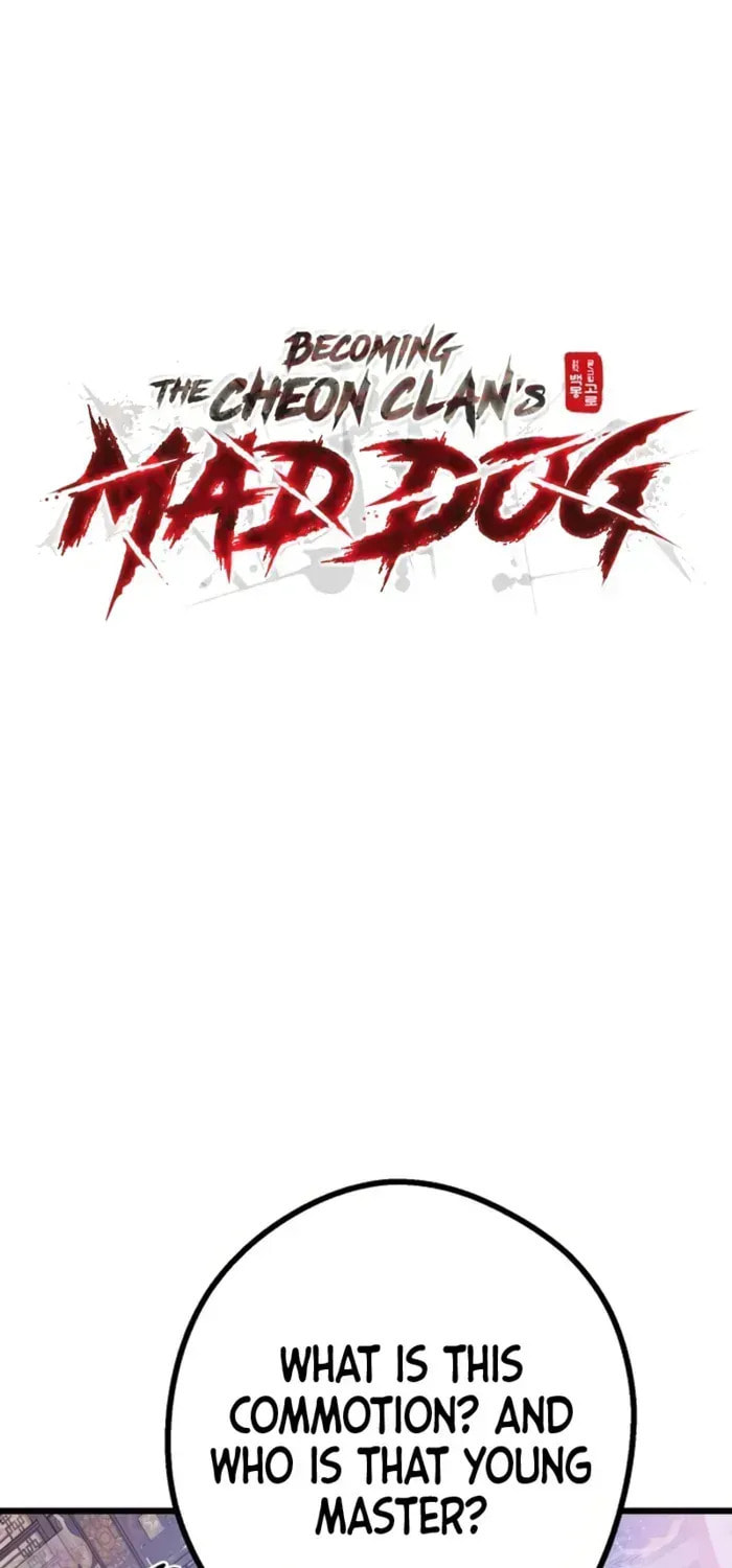 Becoming the Cheon Clan’s Mad Dog
