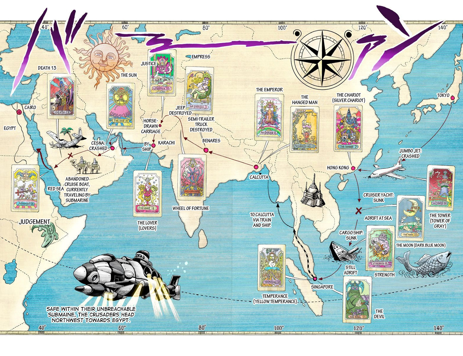 JoJo no Kimyou na Bouken Part 3: Stardust Crusaders Colored Manga