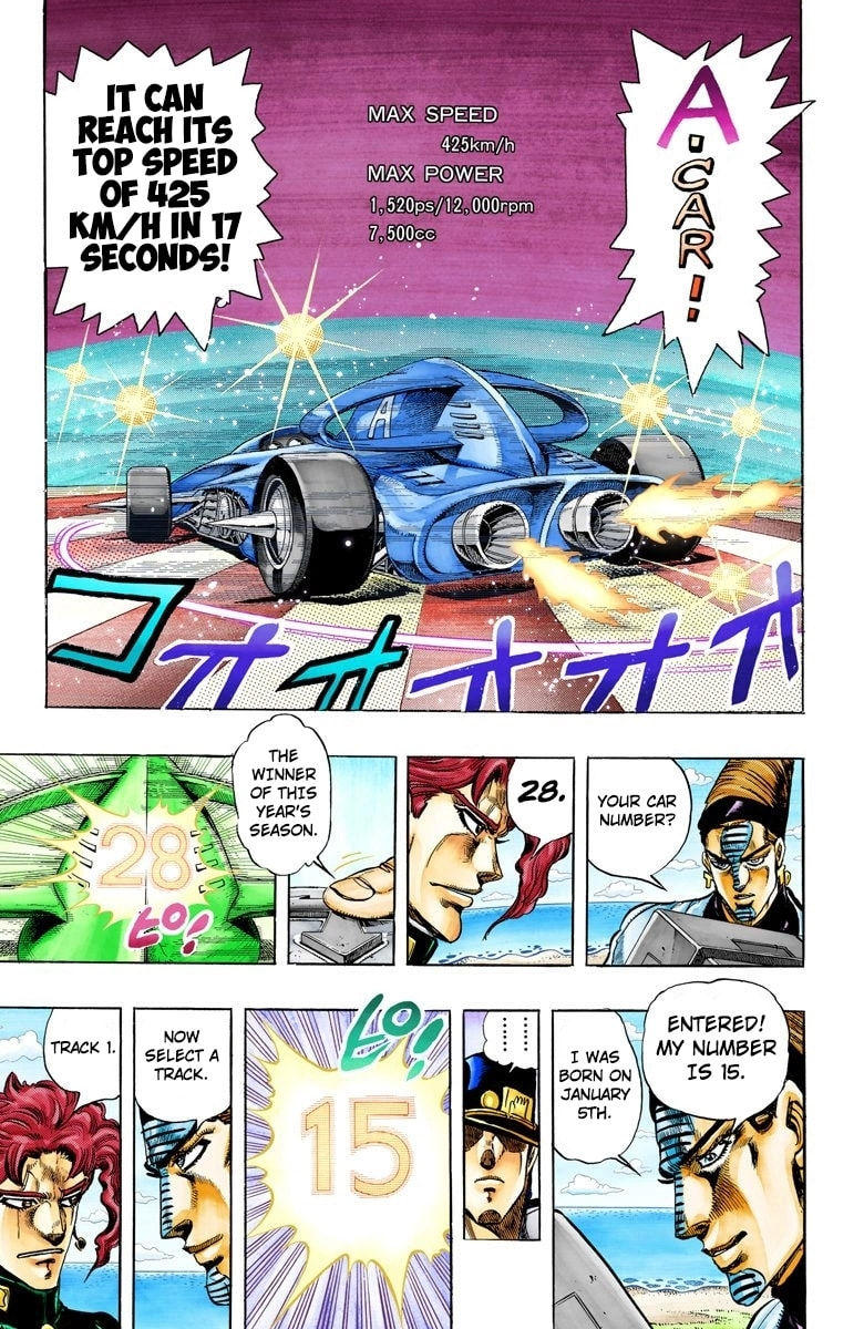 JoJo no Kimyou na Bouken Part 3: Stardust Crusaders Colored Manga