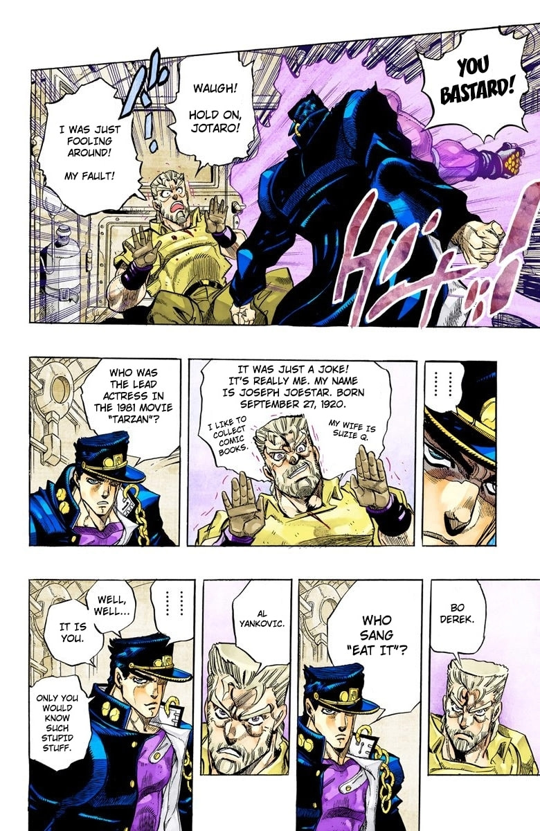 JoJo no Kimyou na Bouken Part 3: Stardust Crusaders Colored Manga