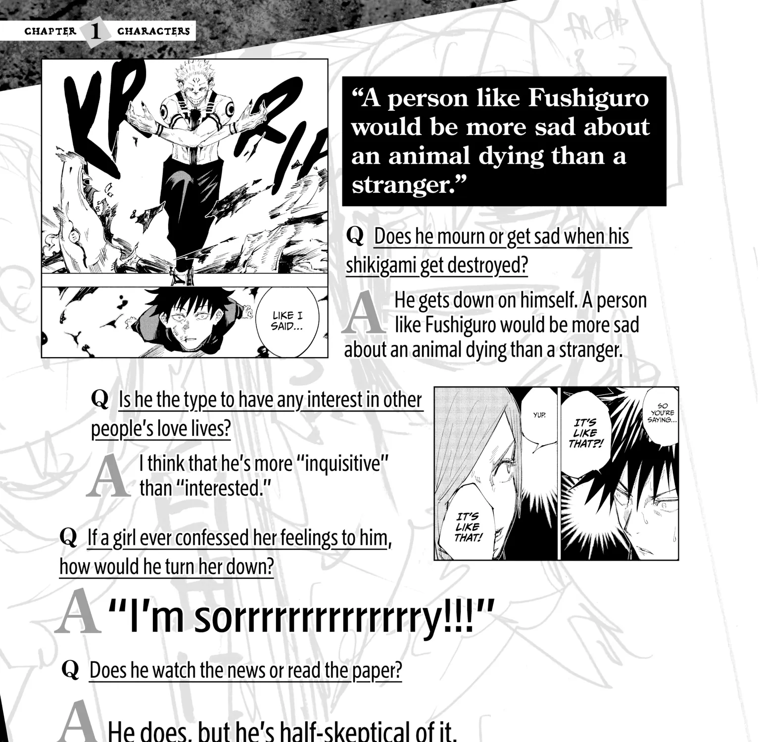 Jujutsu Kaisen: The Official Character Guide