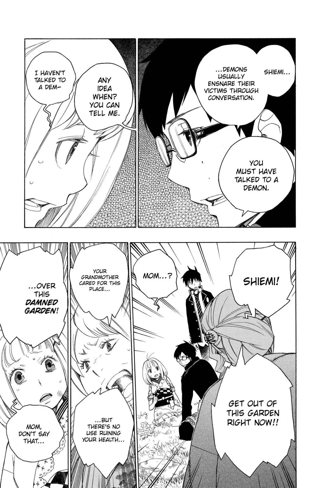 Blue Exorcist — Chapter 3 — Page 25