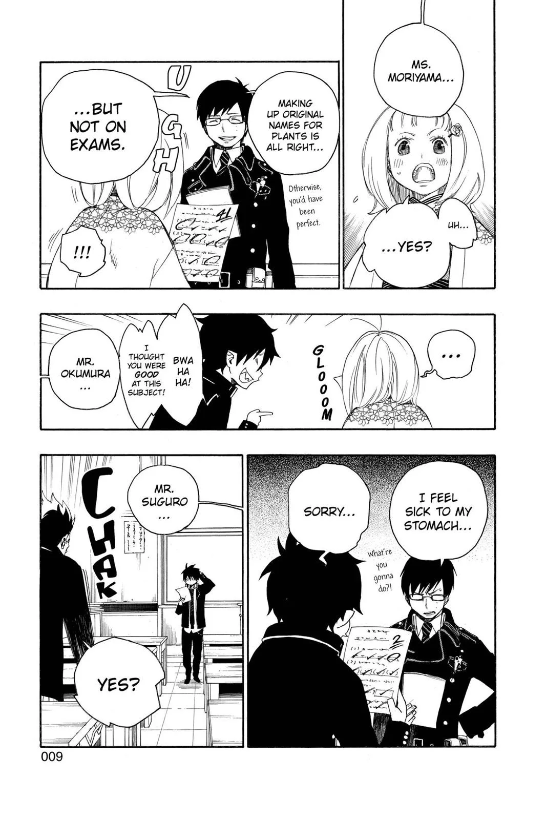 Blue Exorcist — Chapter 4 — Page 10