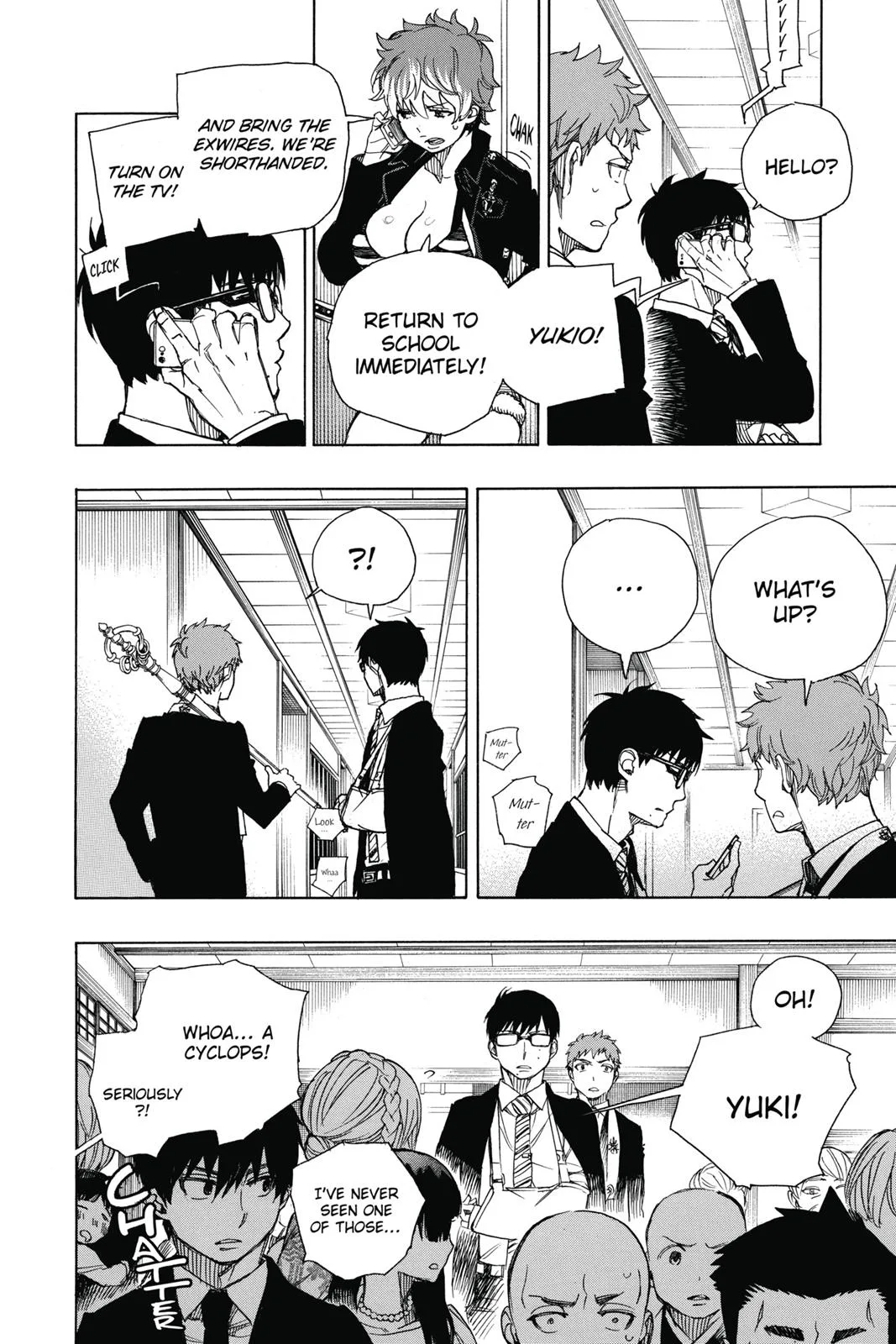 Blue Exorcist — Chapter 91 — Page 34