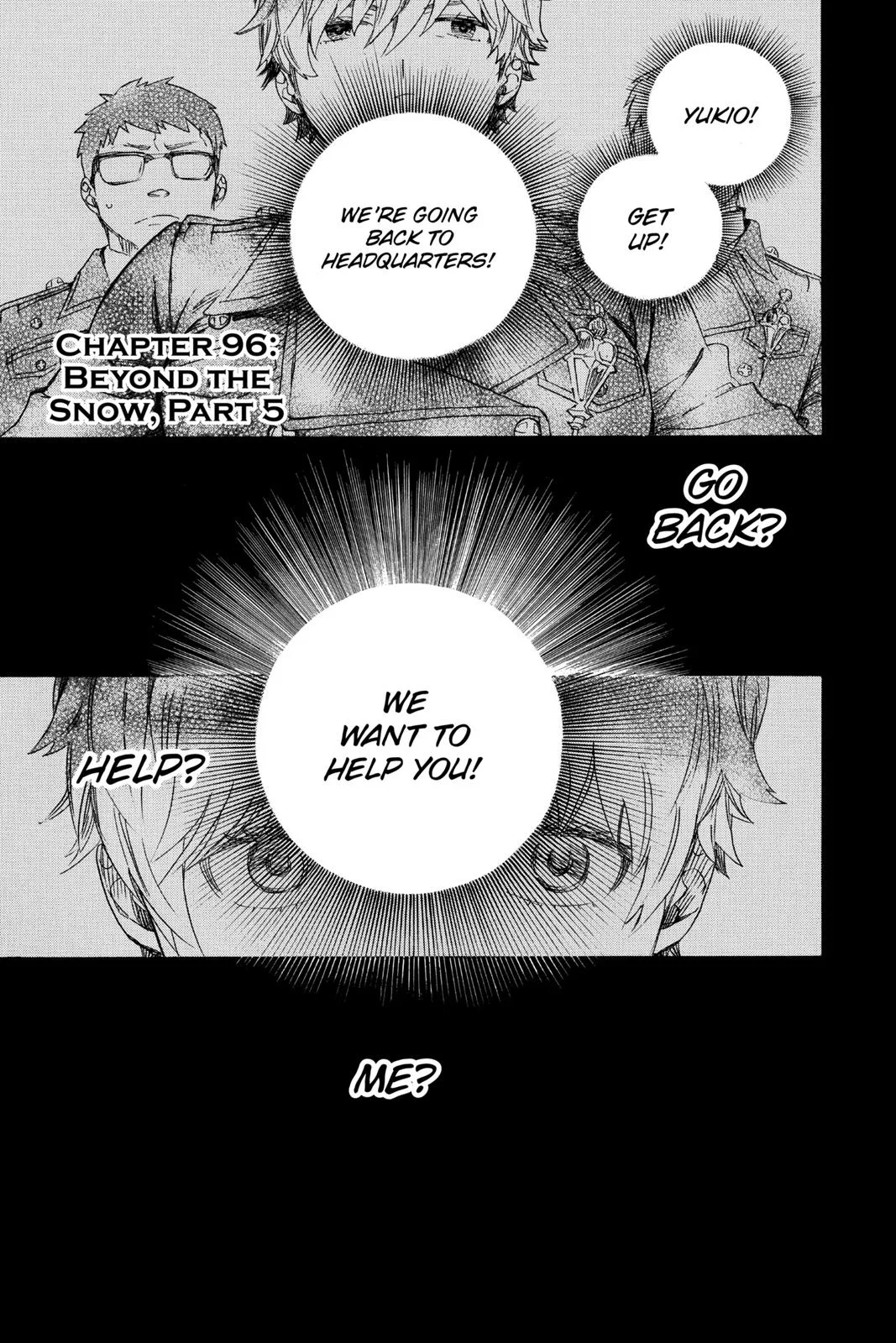 Blue Exorcist — Chapter 96 — Page 1