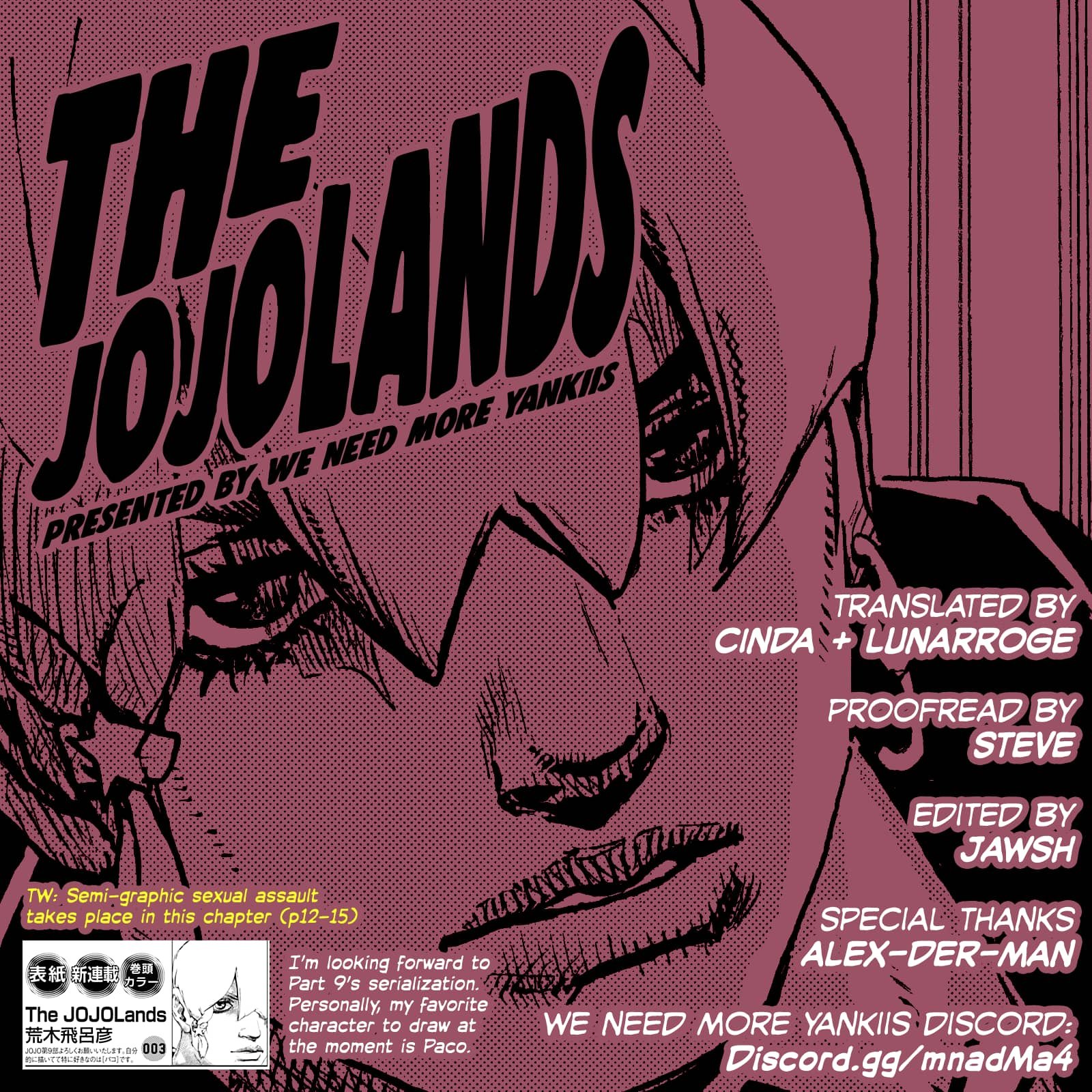 JoJo Bizarre Adventure Part 9: The JoJoLands