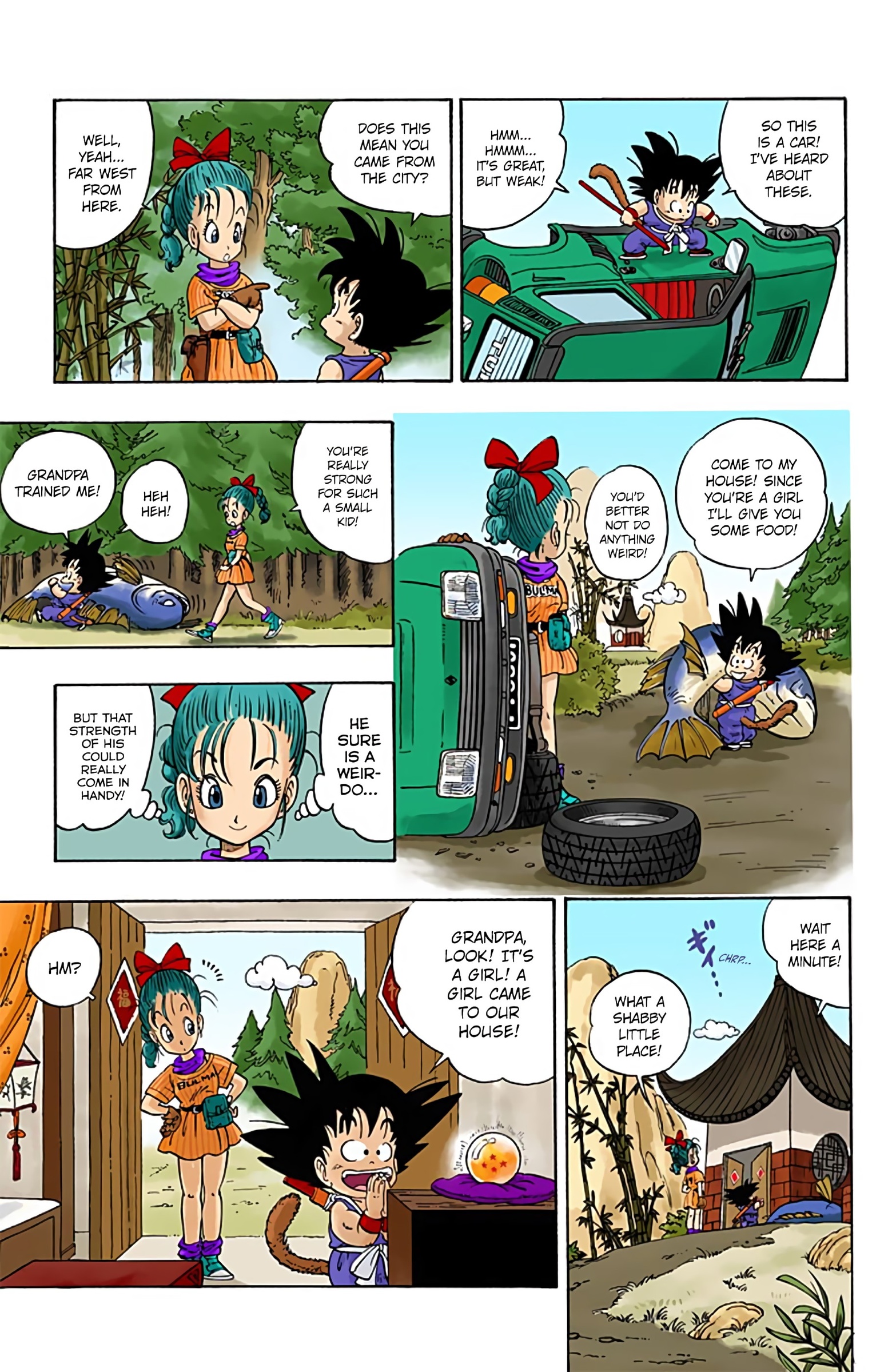 Dragon Ball Colored Manga