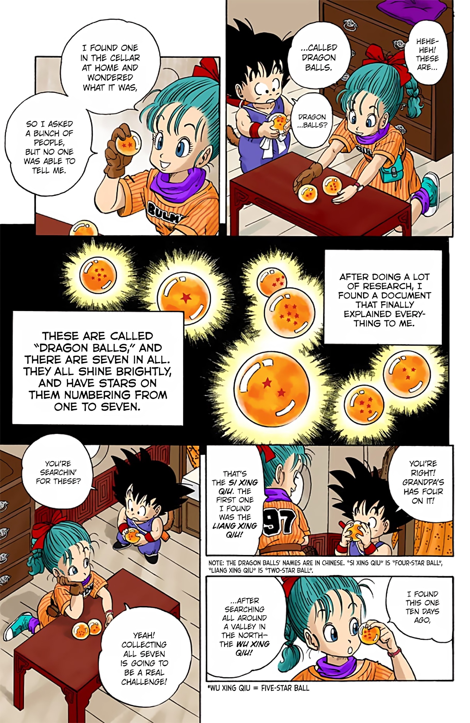 Dragon Ball Colored Manga