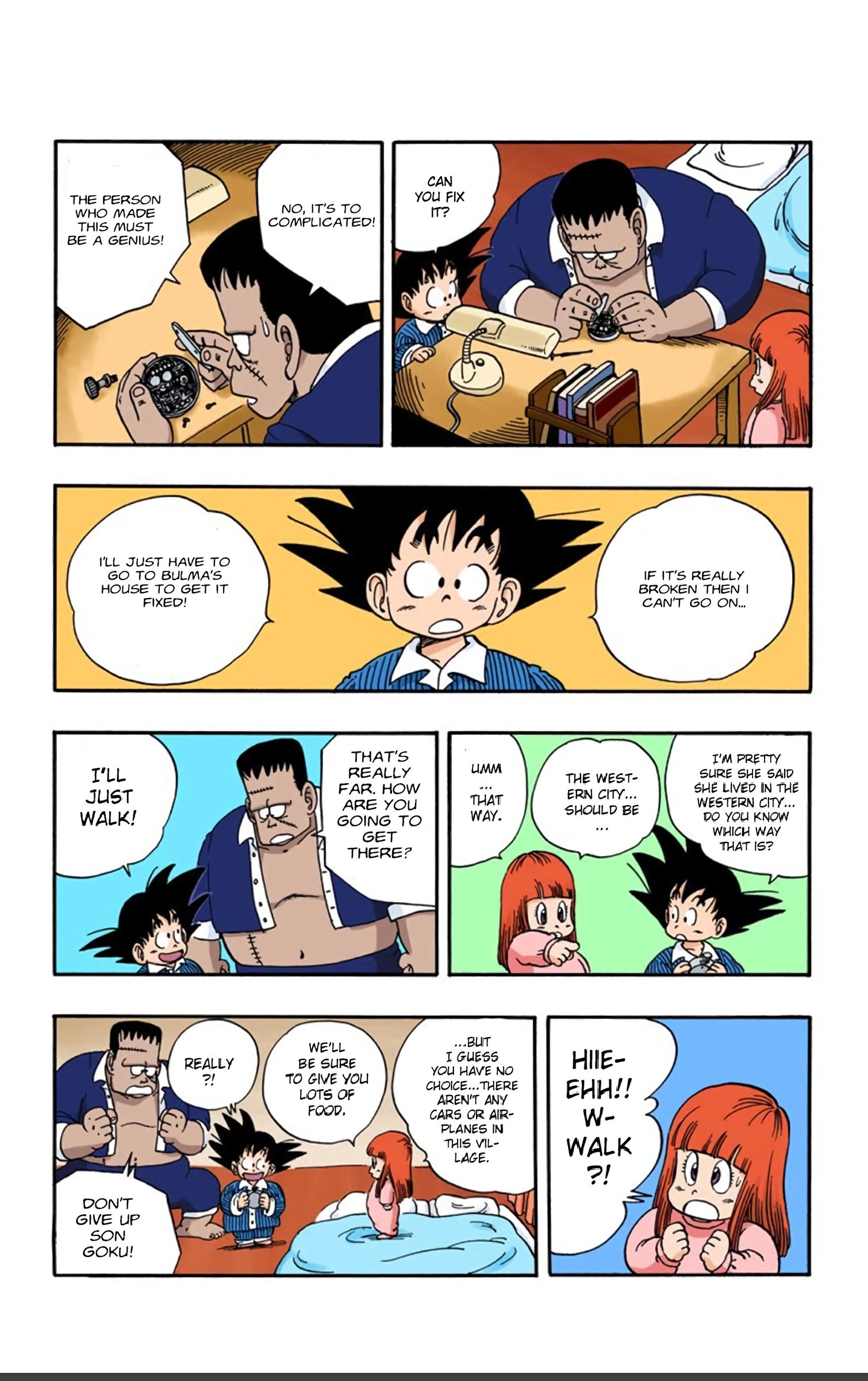 Dragon Ball Colored Manga