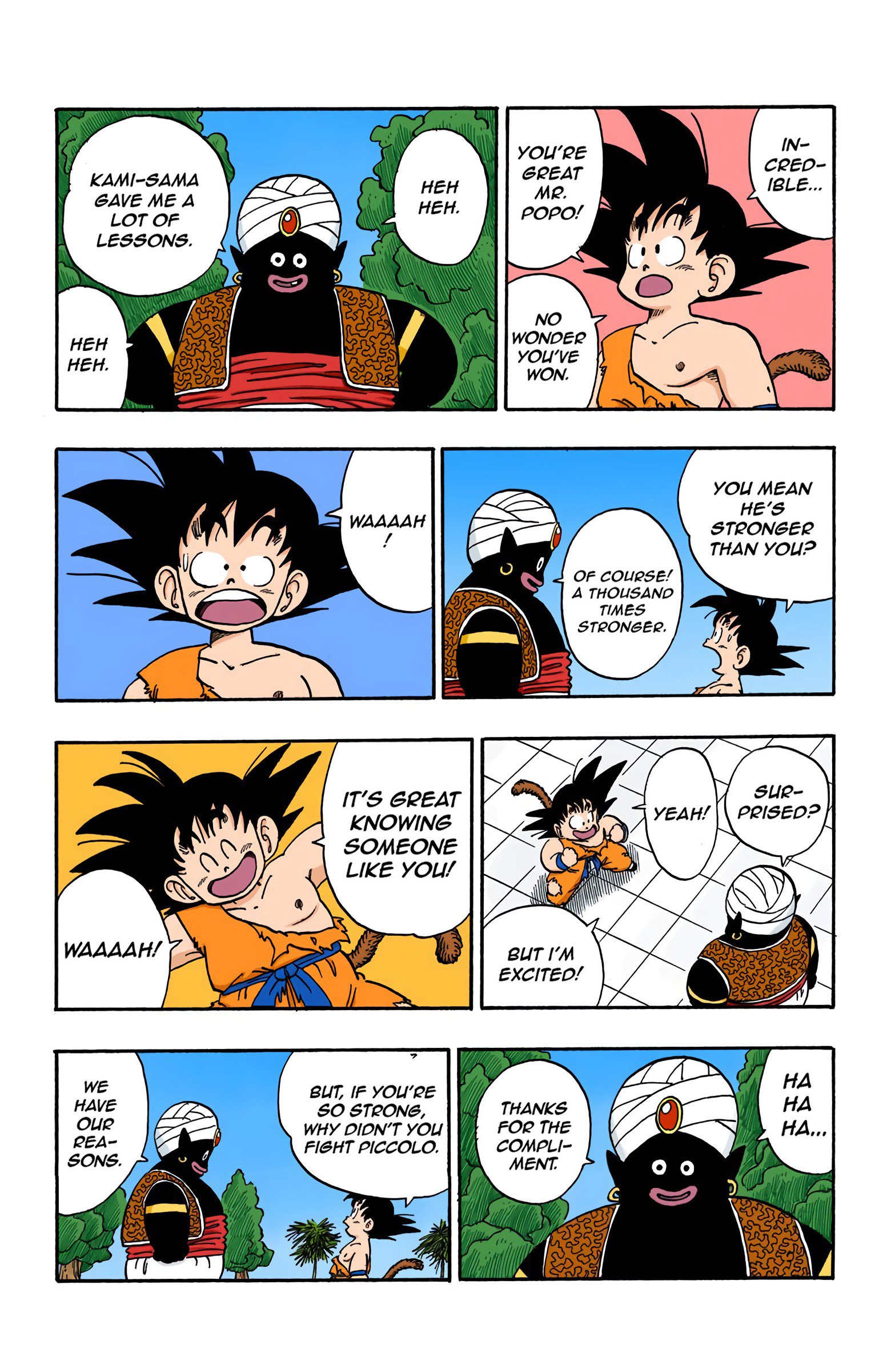 Dragon Ball Colored Manga