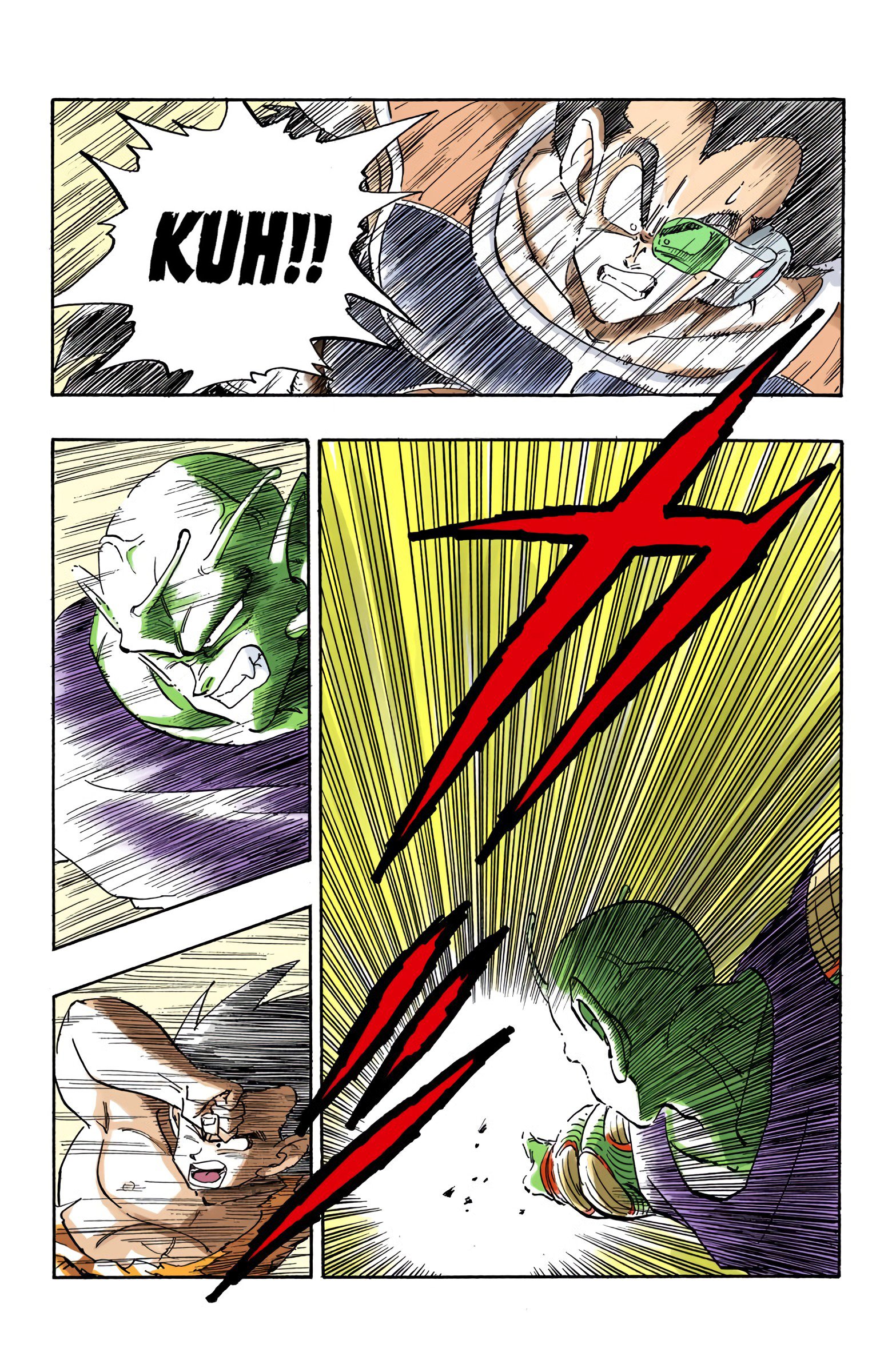 DBZ Saiyan Saga Colored Manga