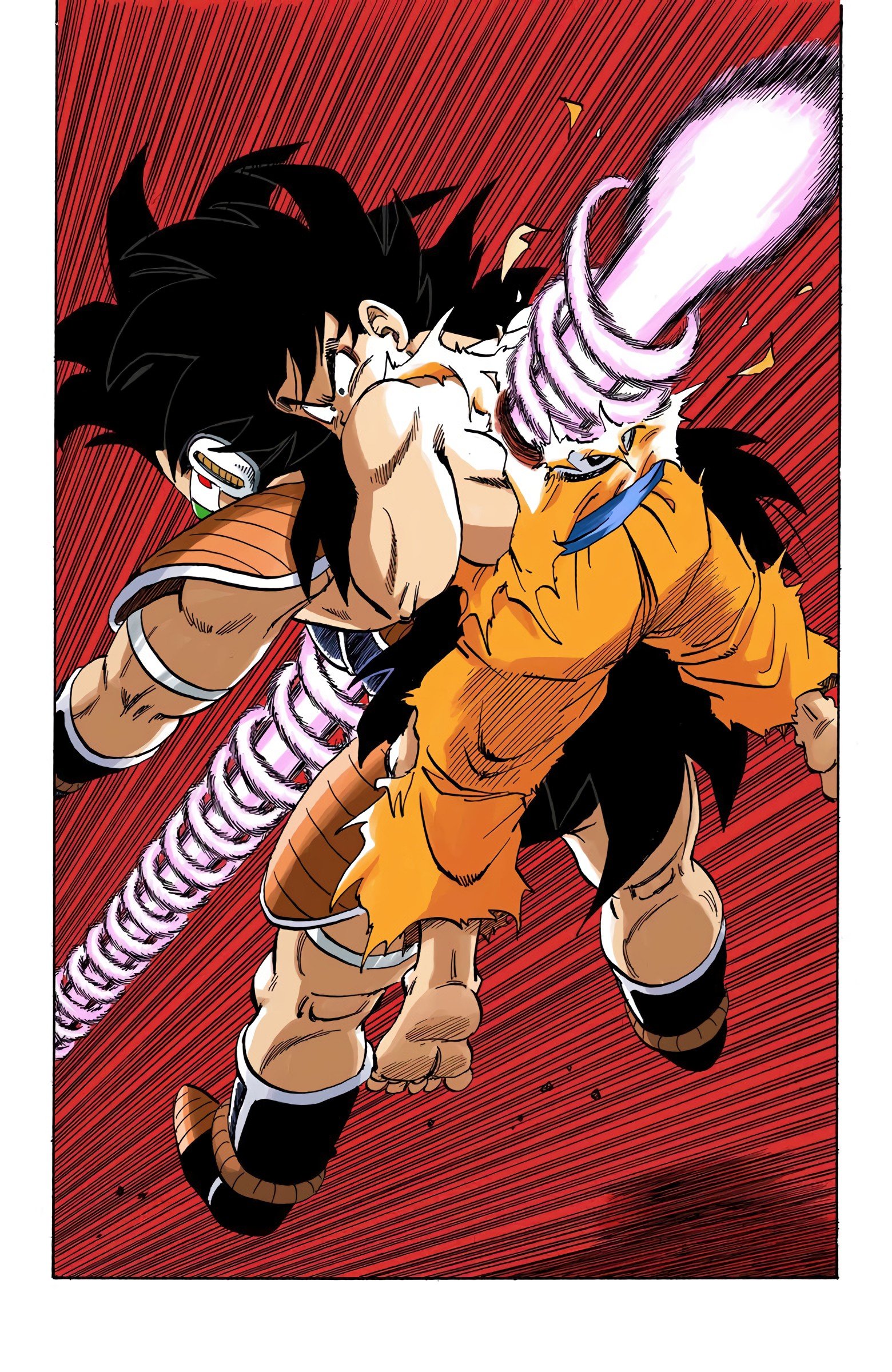 DBZ Saiyan Saga Colored Manga