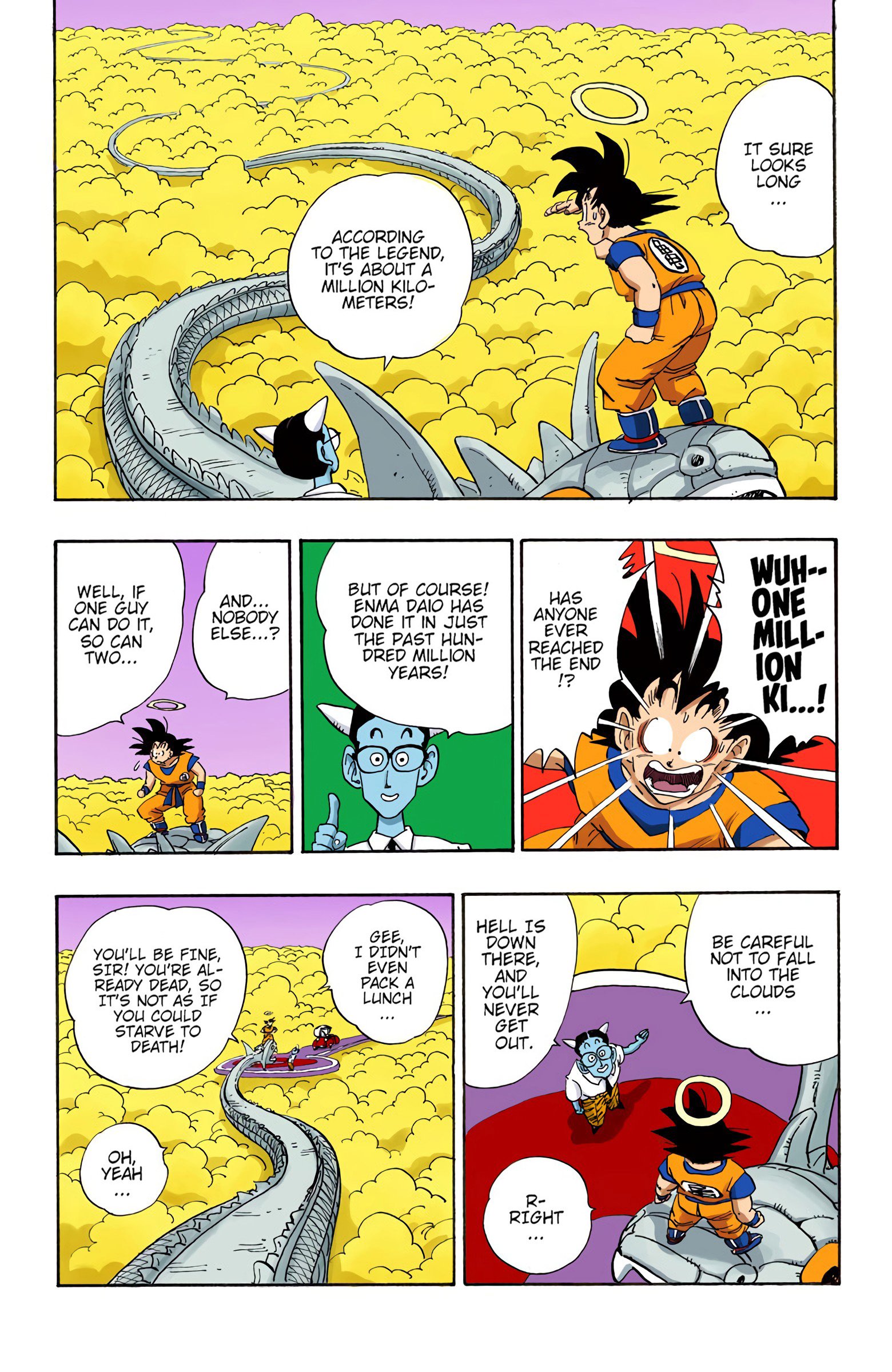 DBZ Saiyan Saga Colored Manga