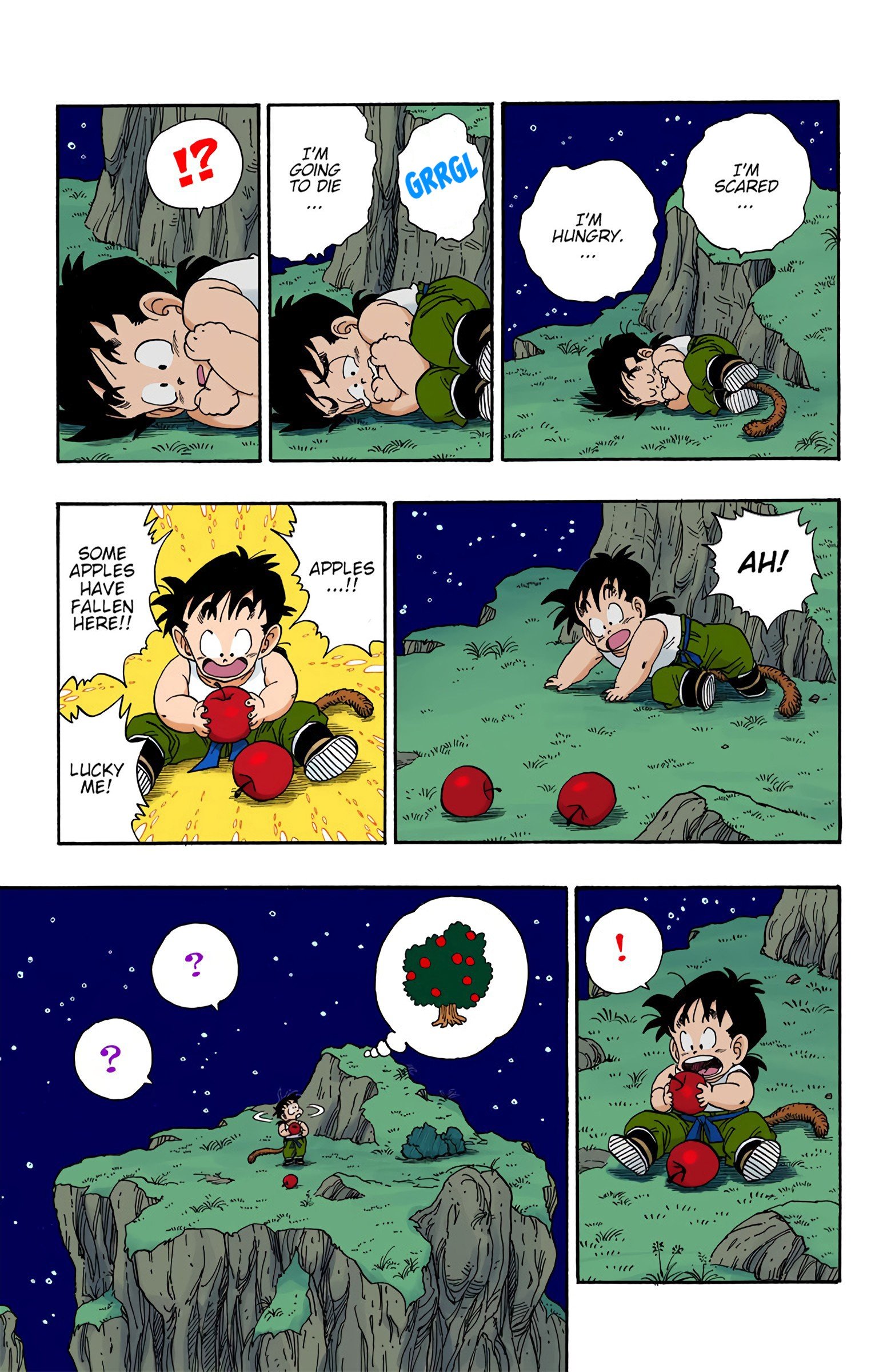 DBZ Saiyan Saga Colored Manga