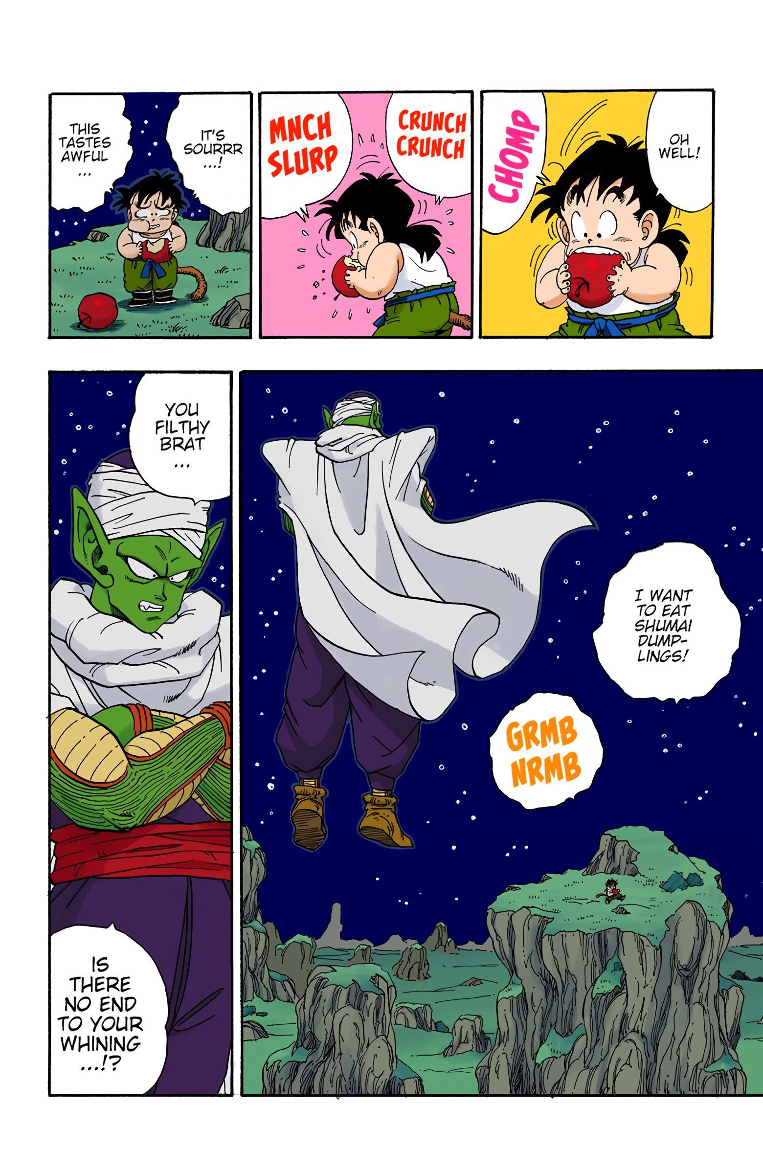 DBZ Saiyan Saga Colored Manga