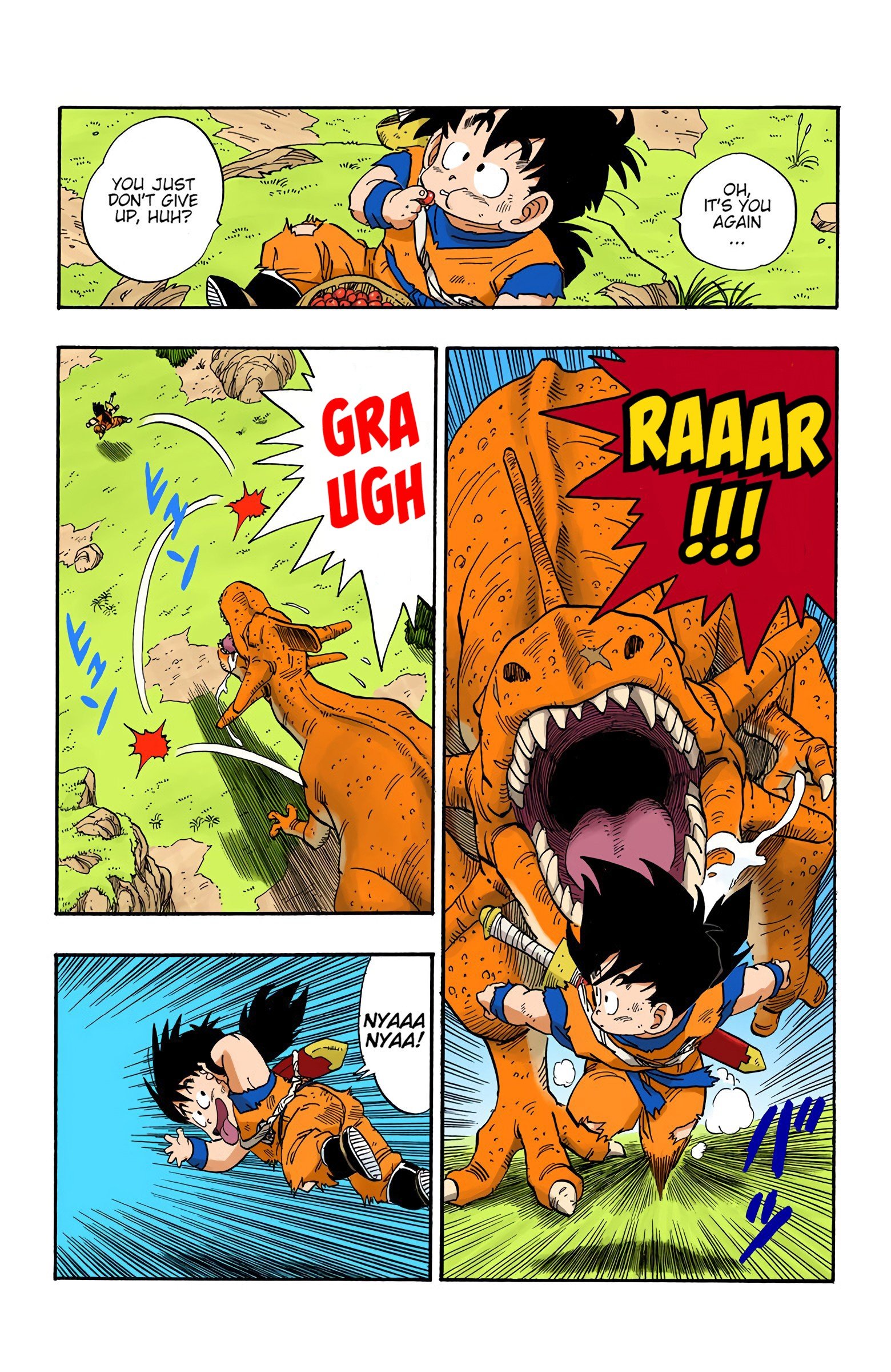 DBZ Saiyan Saga Colored Manga