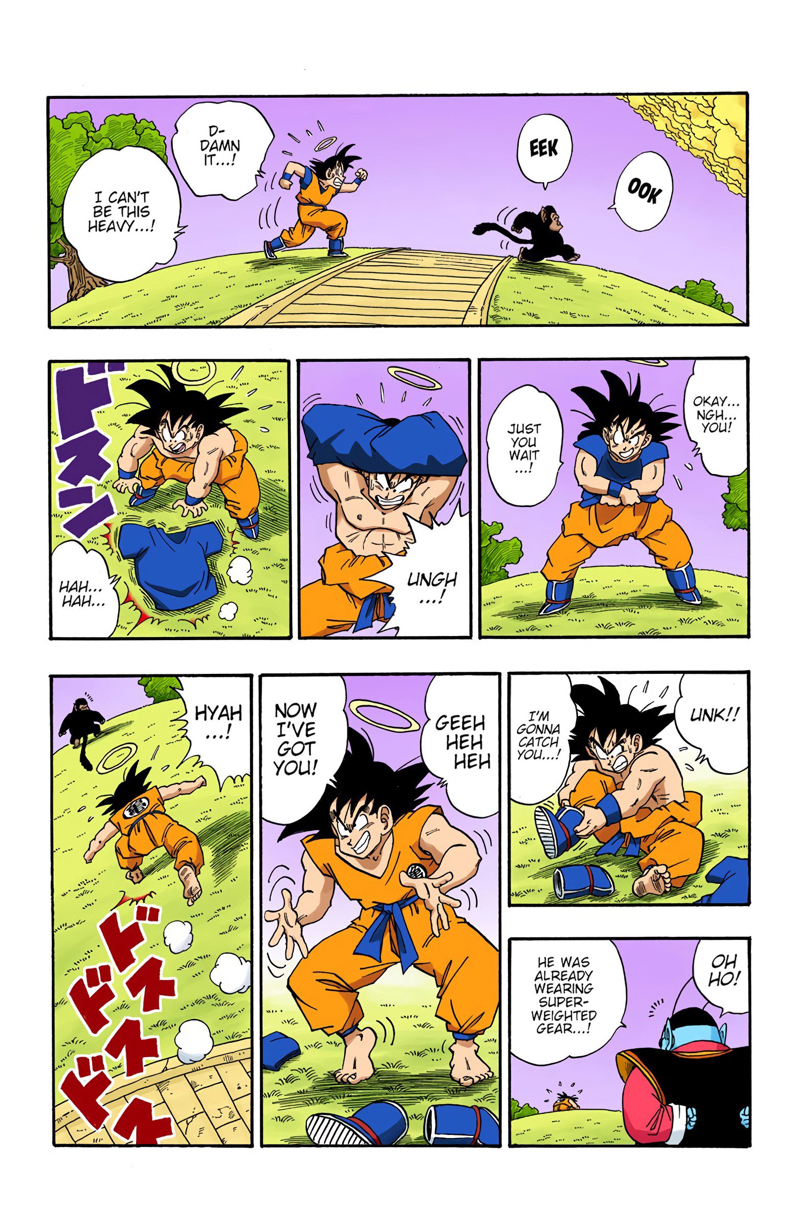 DBZ Saiyan Saga Colored Manga