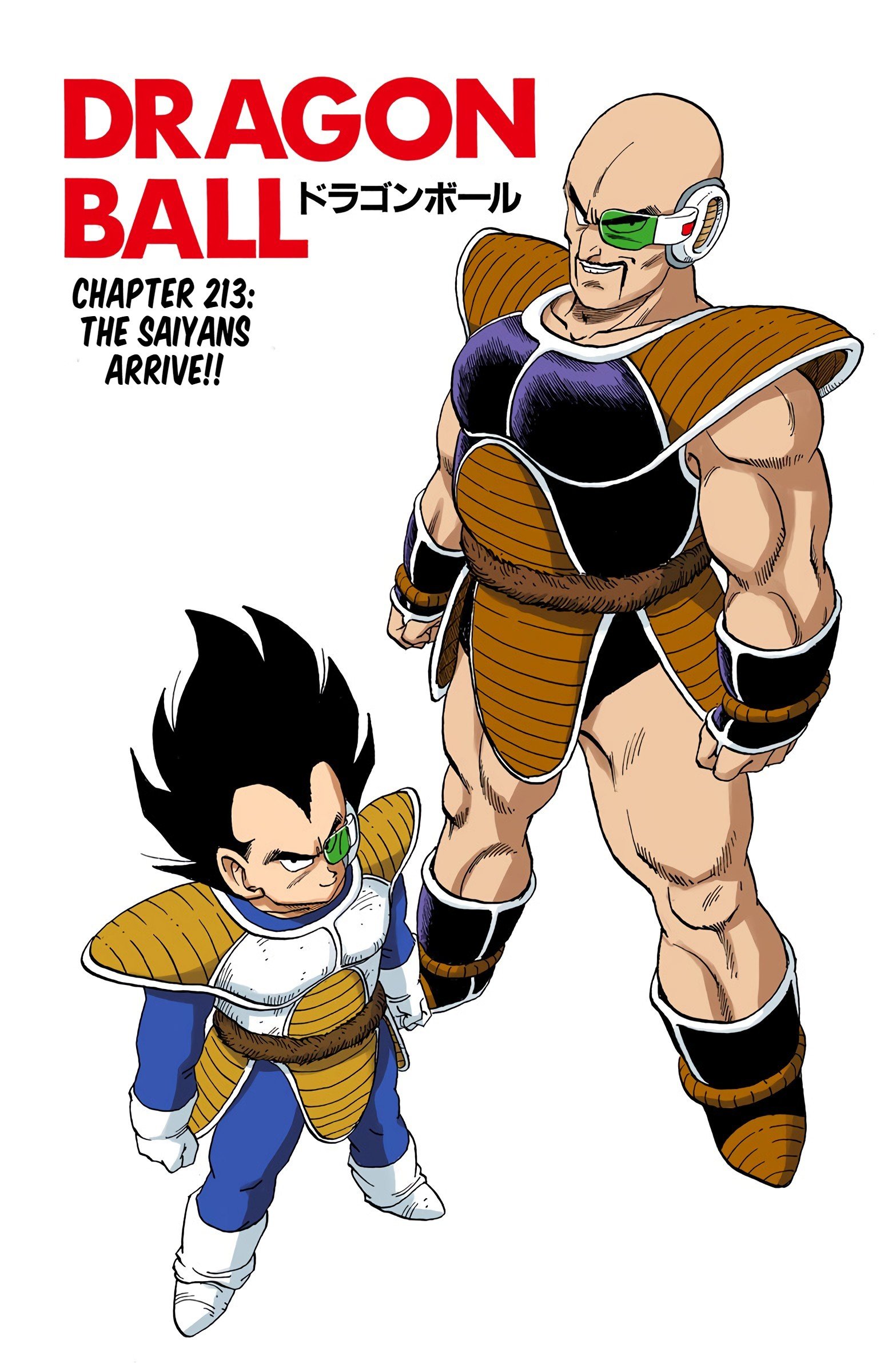 DBZ Saiyan Saga Colored Manga