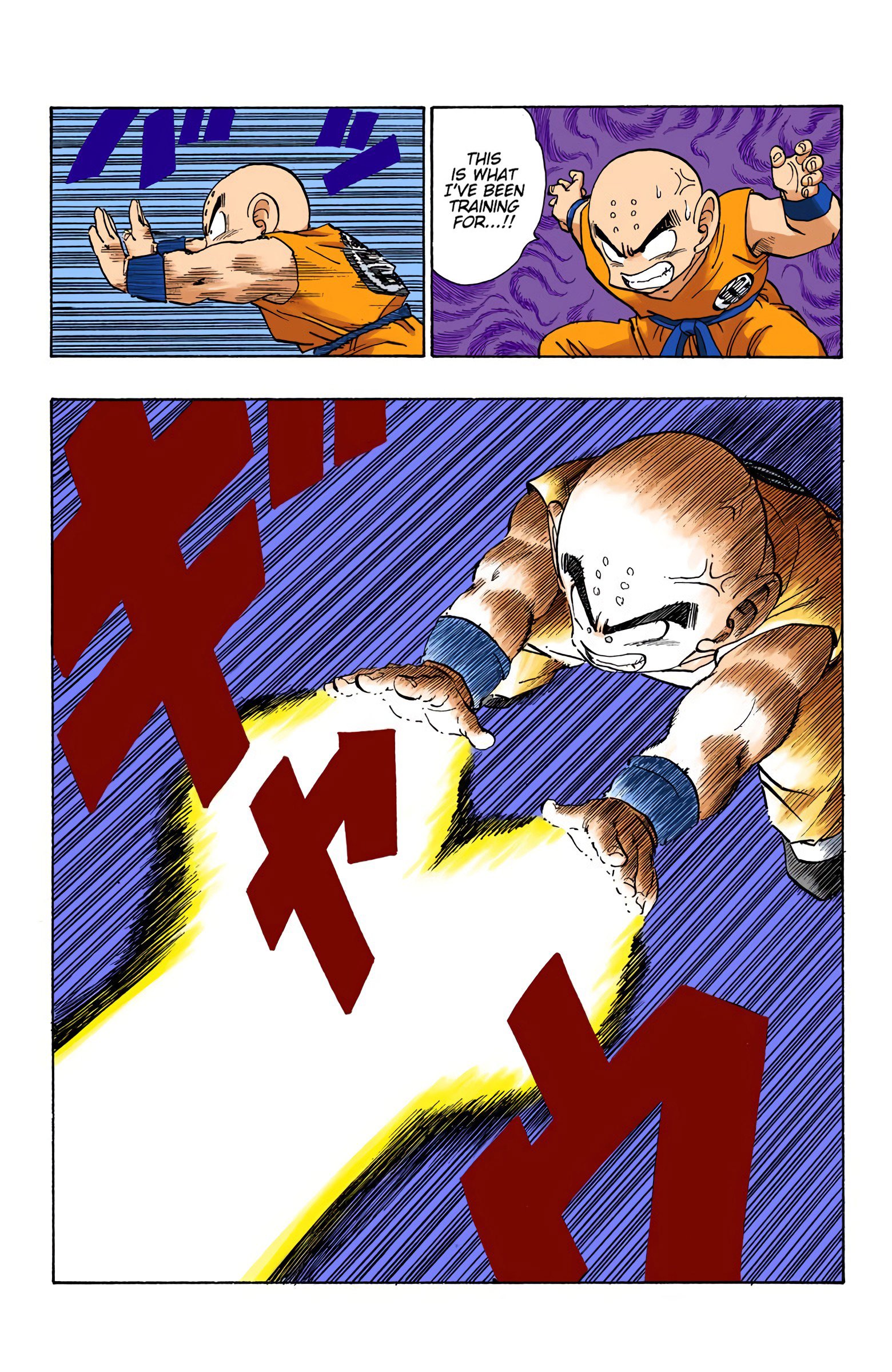 DBZ Saiyan Saga Colored Manga