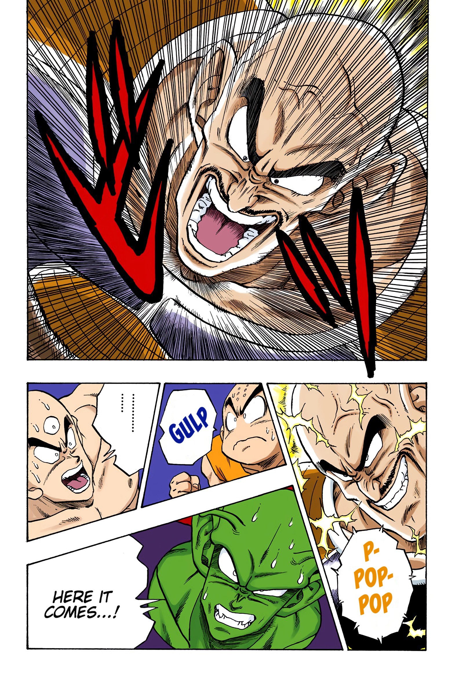 DBZ Saiyan Saga Colored Manga