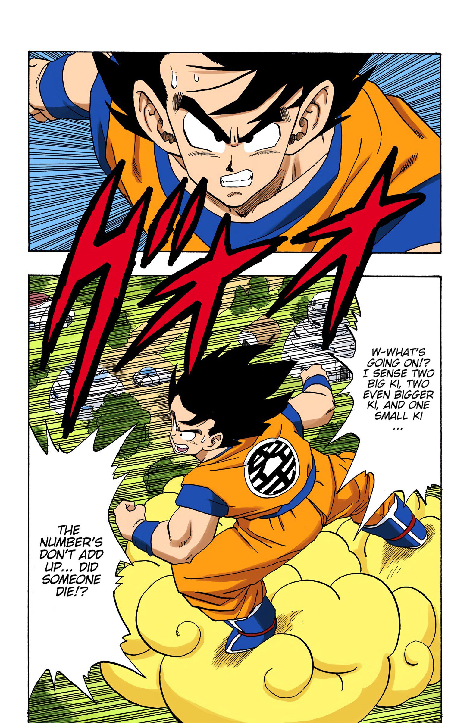 DBZ Saiyan Saga Colored Manga