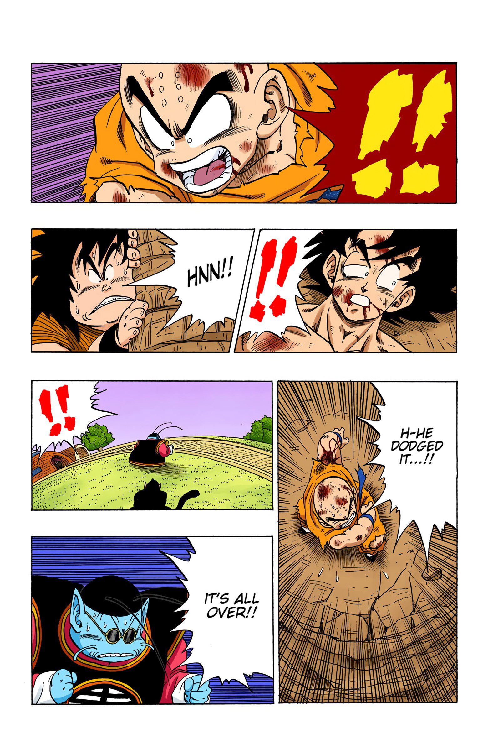 DBZ Saiyan Saga Colored Manga