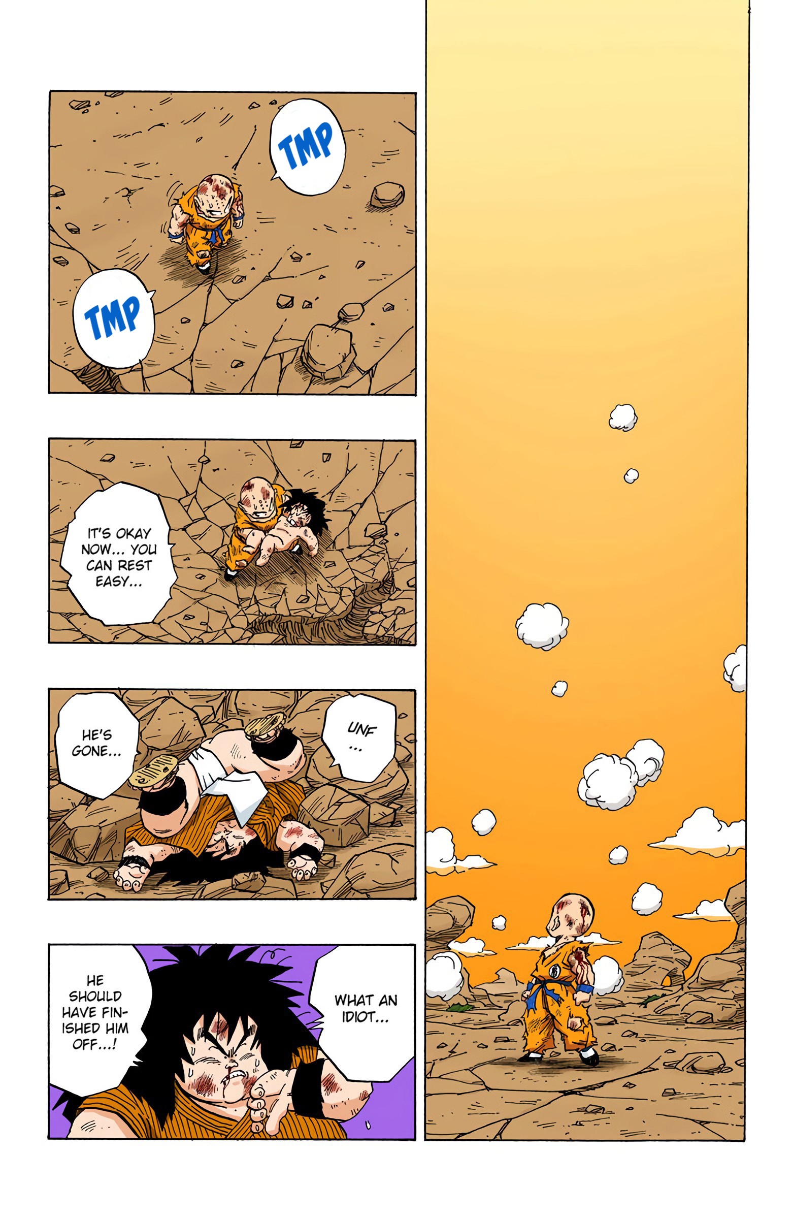 DBZ Saiyan Saga Colored Manga