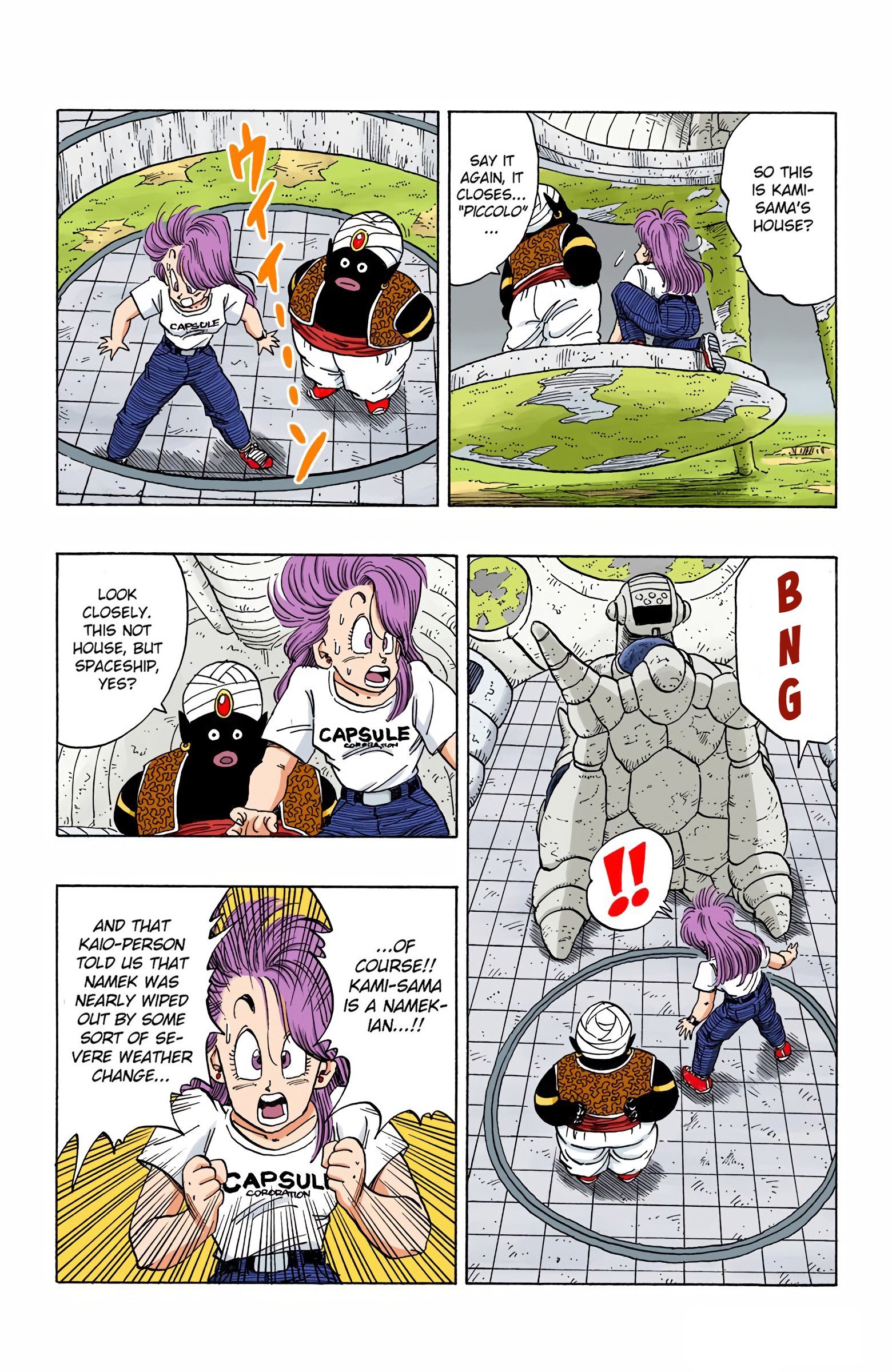 DBZ Frieza Saga Colored Manga